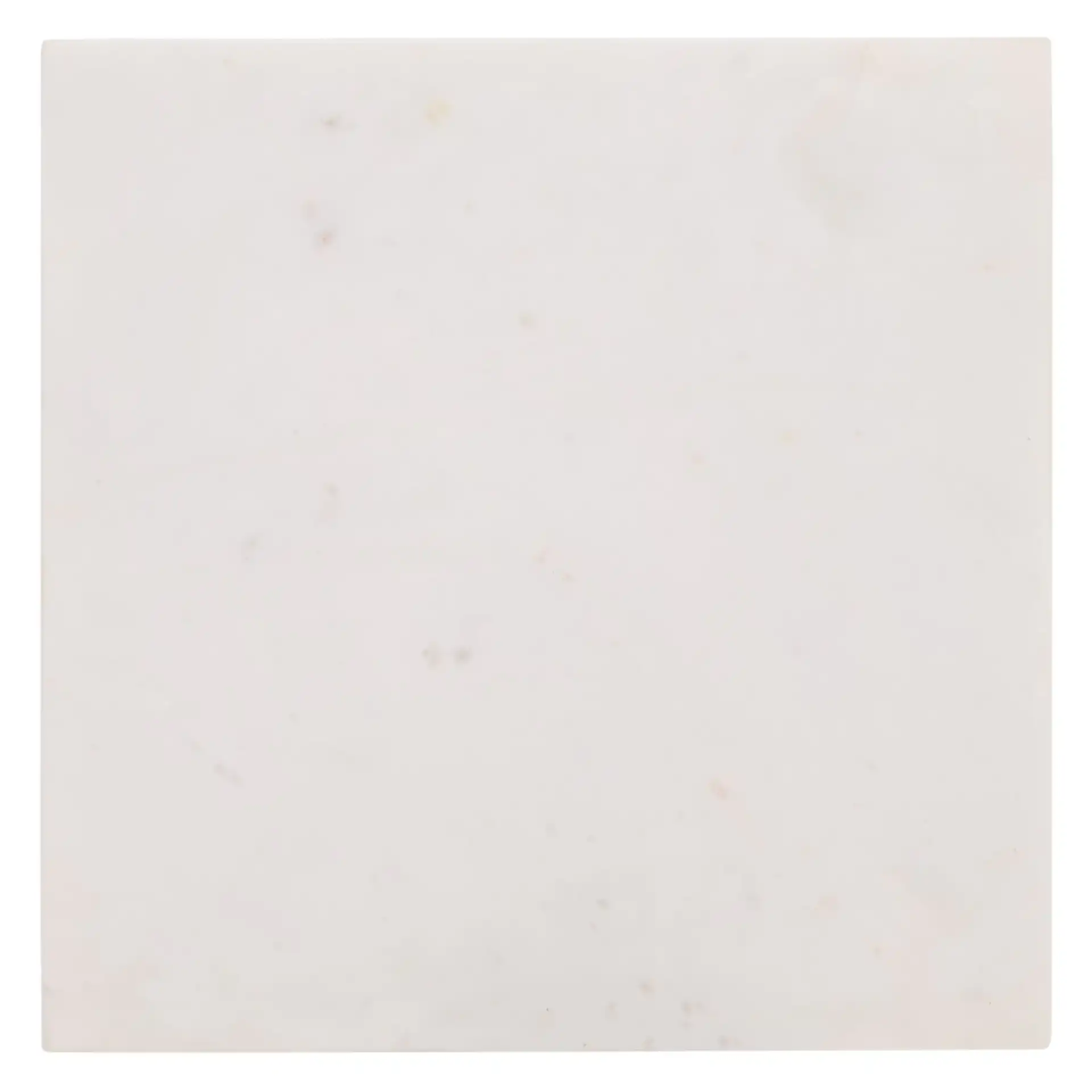 Devota Square Drink Accent Table in White / Gold, detail view