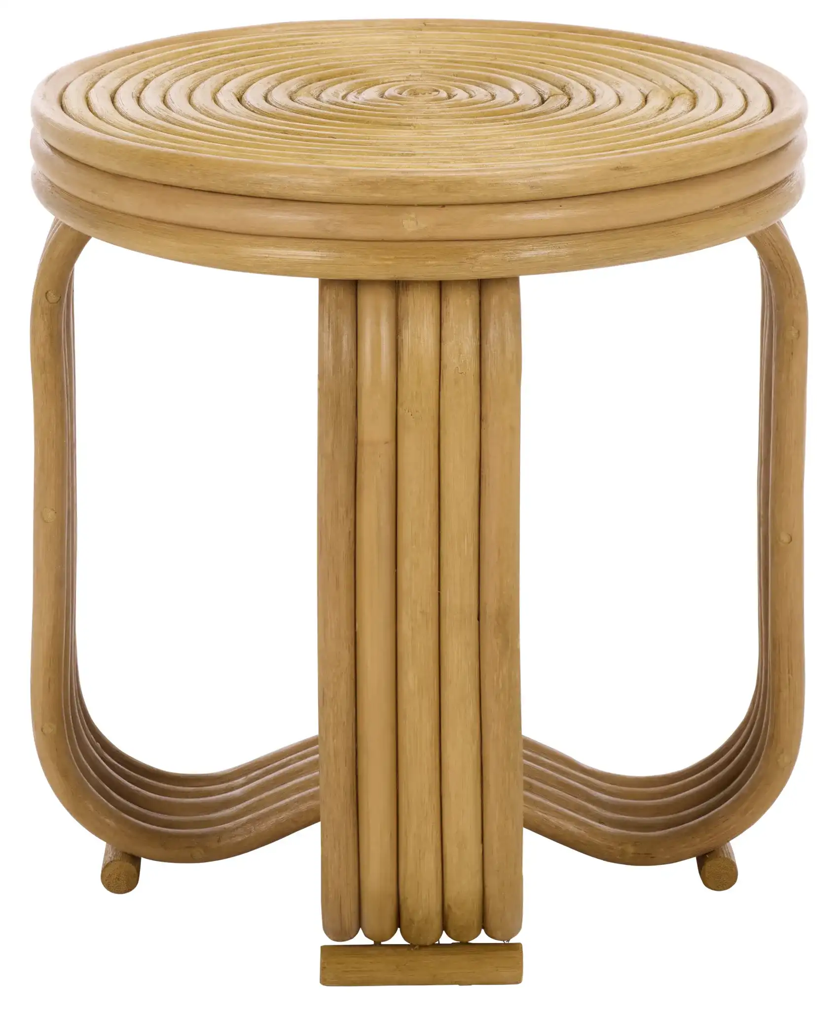 Asleesh Round Accent Table in Natural