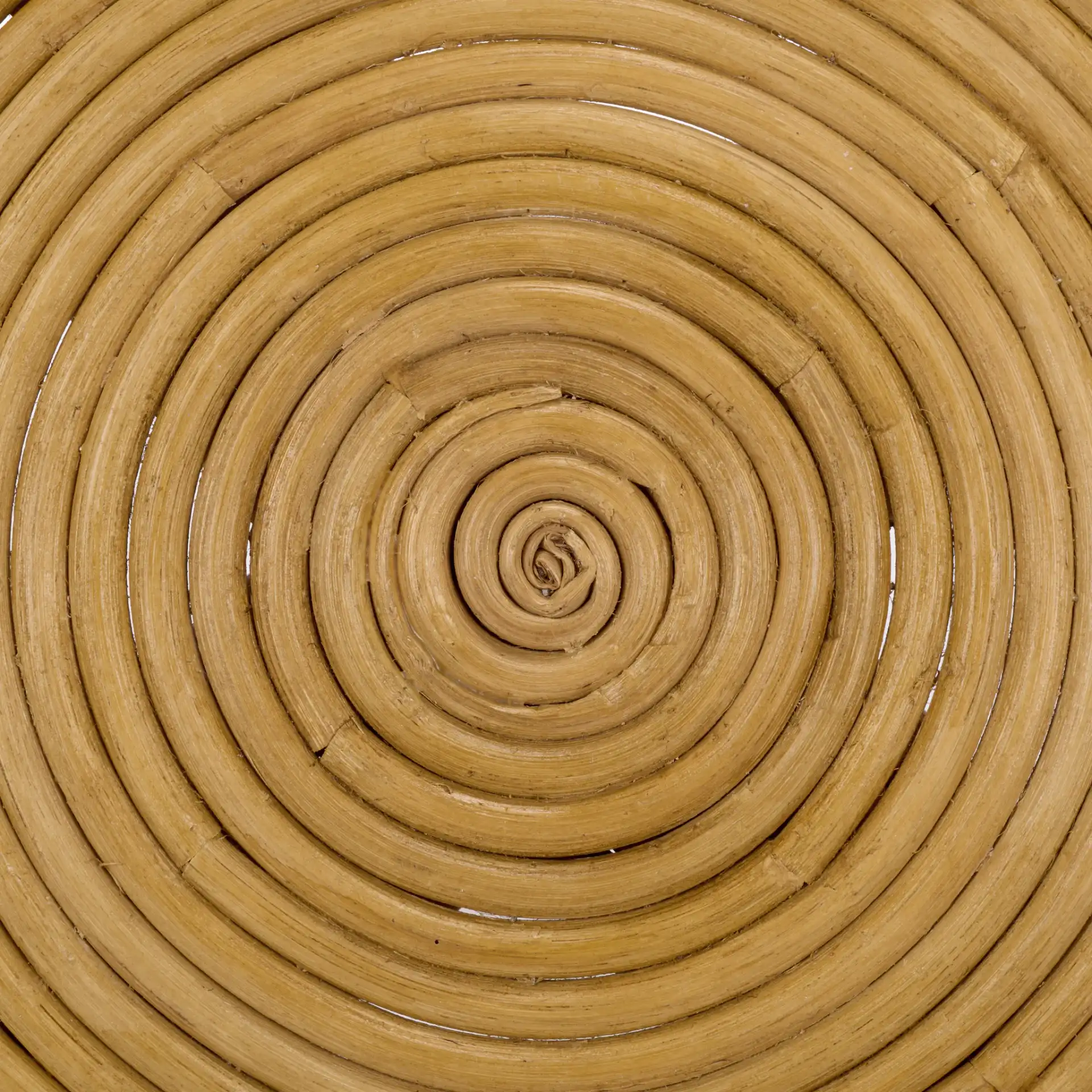 Asleesh Round Accent Table in Natural, detail view