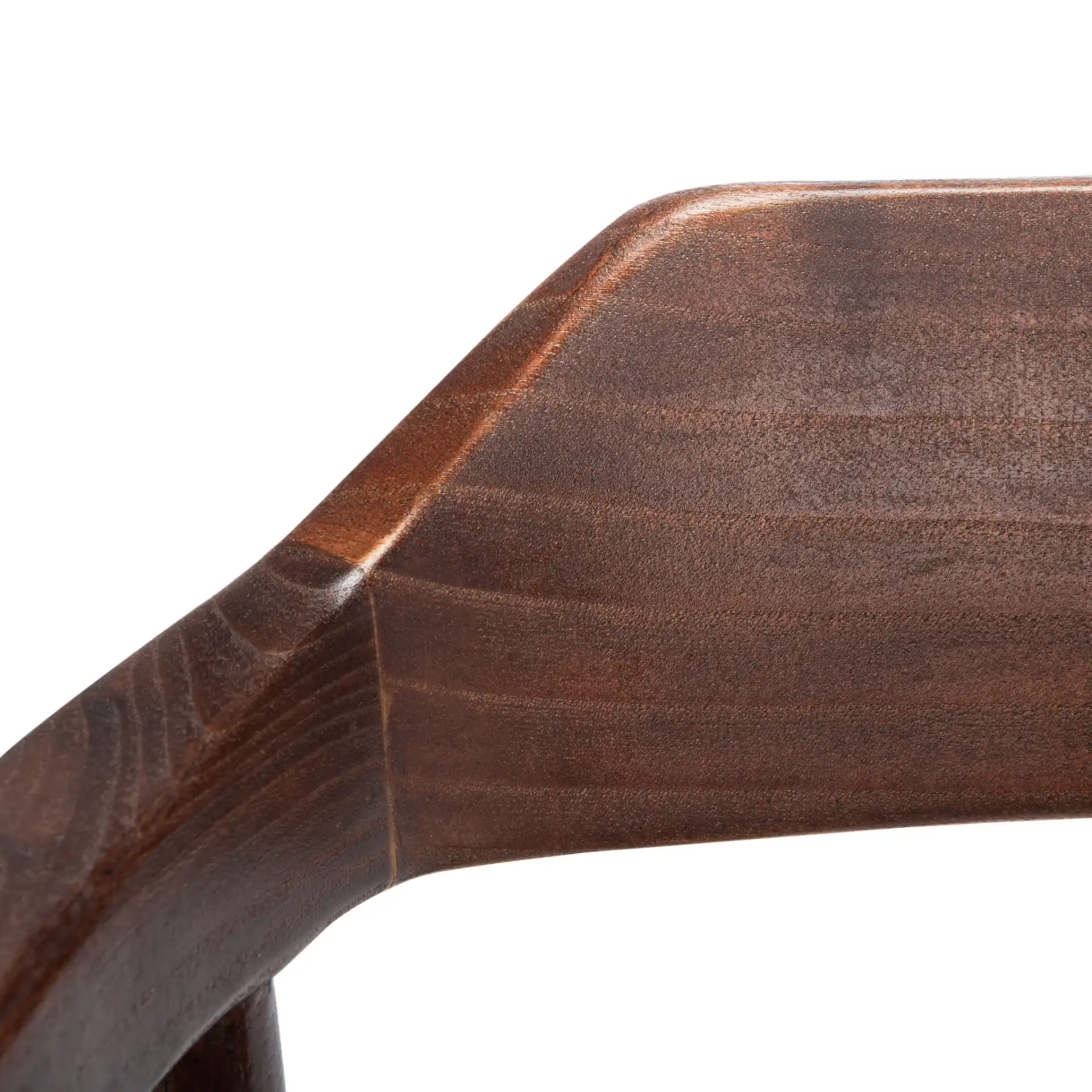 Munro Leather Woven Accent Chair in Walnut / Cognac in a styled room
