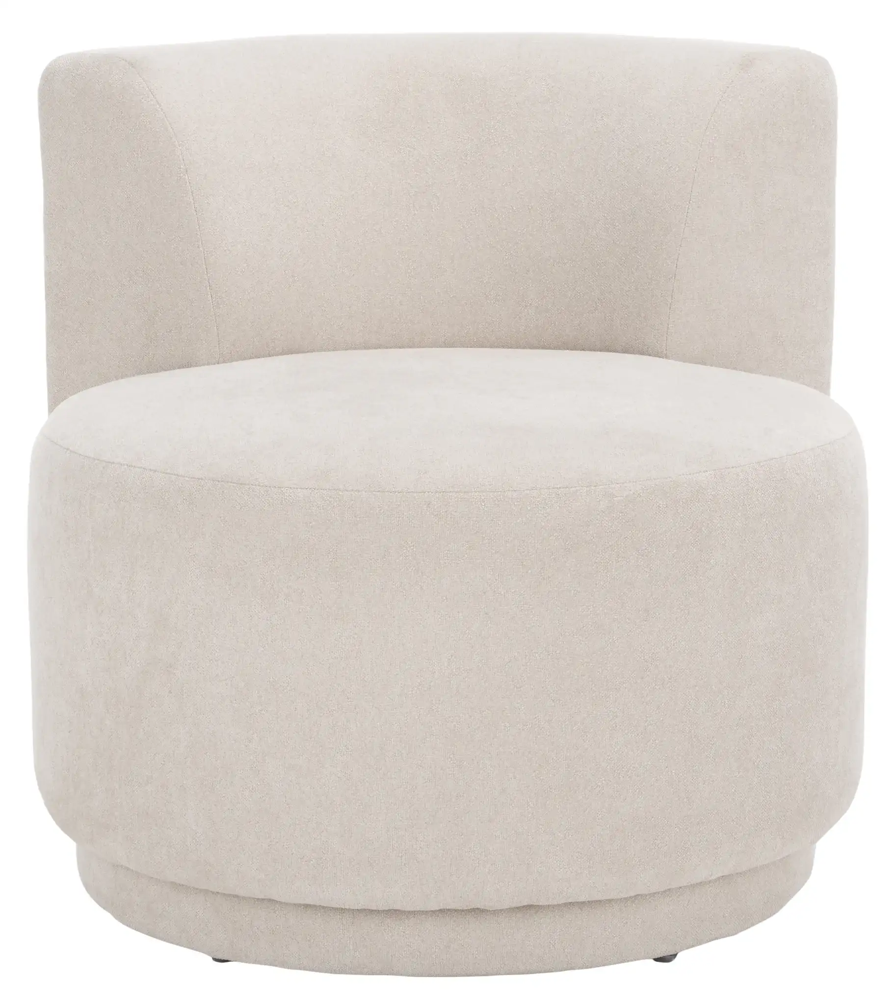 Rhyt Accent Chair in Beige, detail view