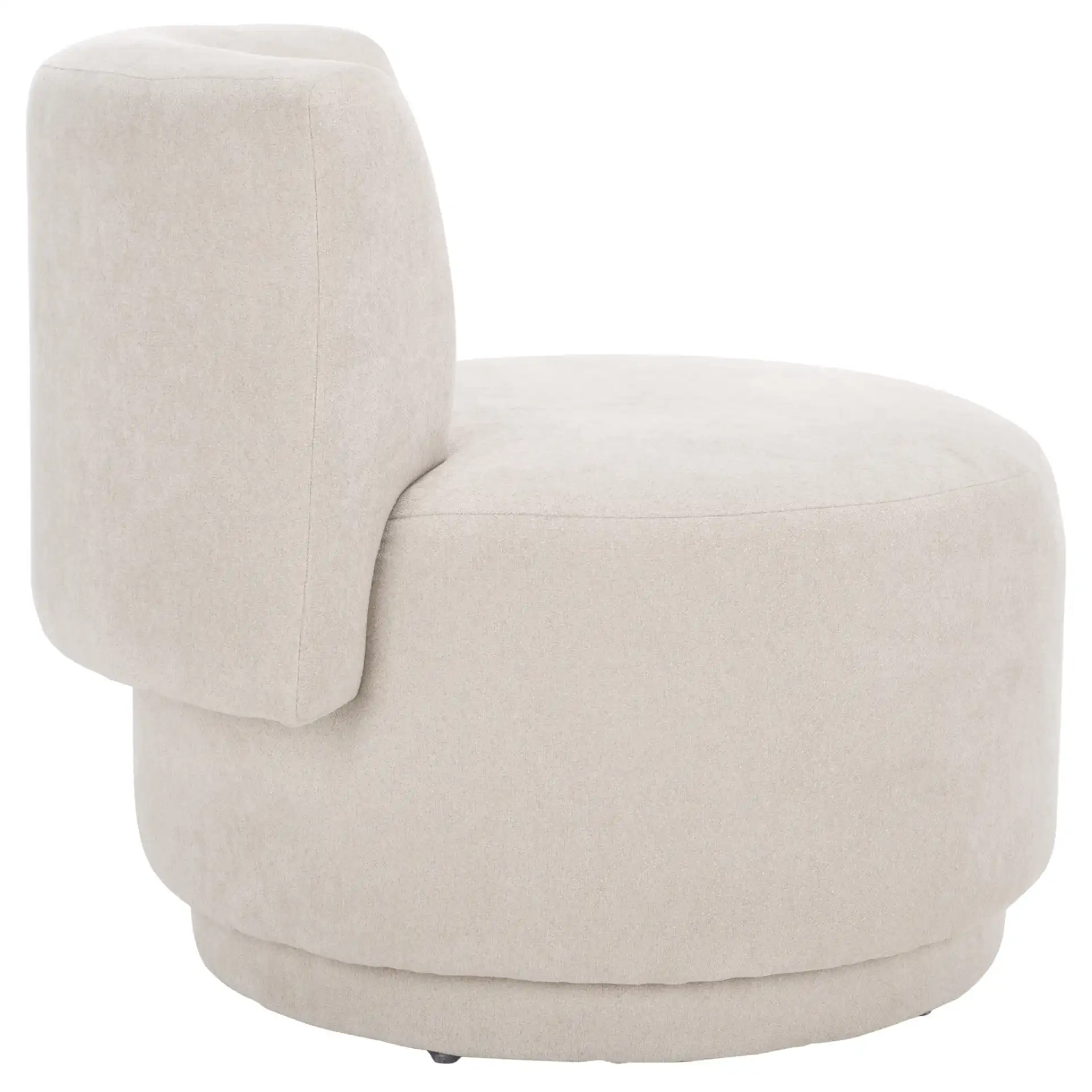 Rhyt Accent Chair in Beige, detail view