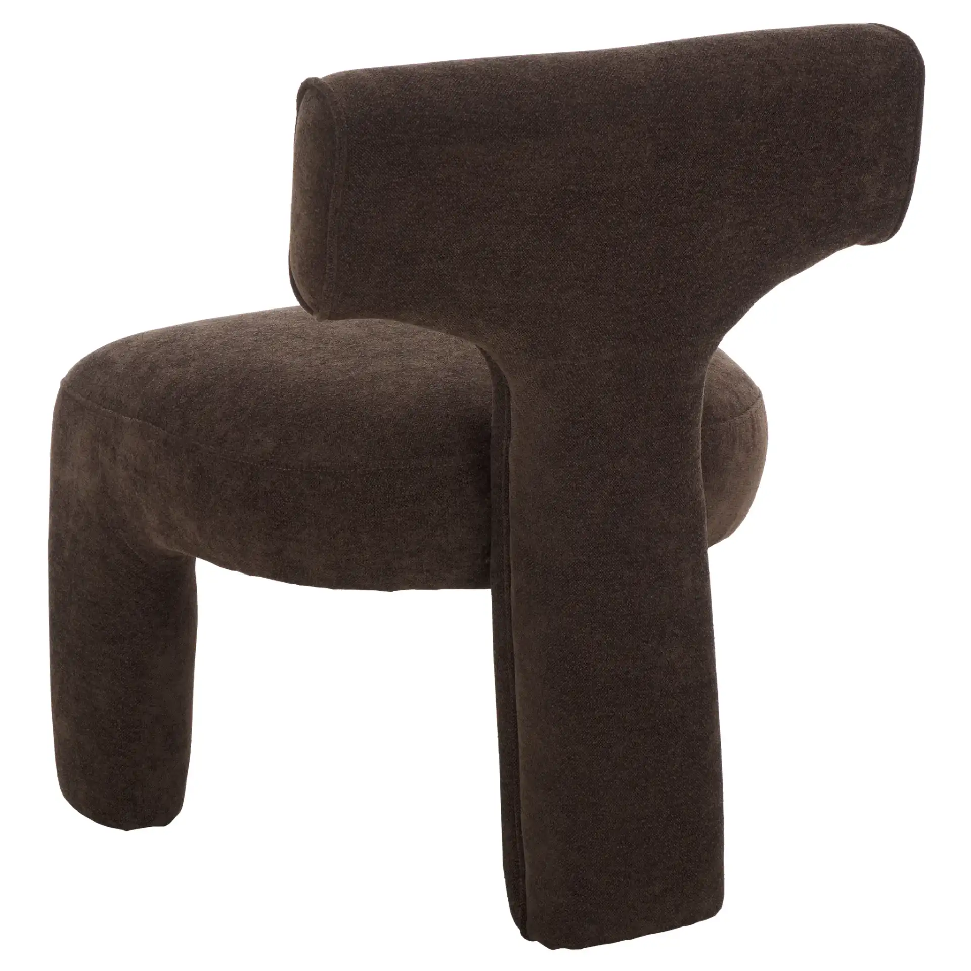 Zalens Accent Chair in Brown, detail view