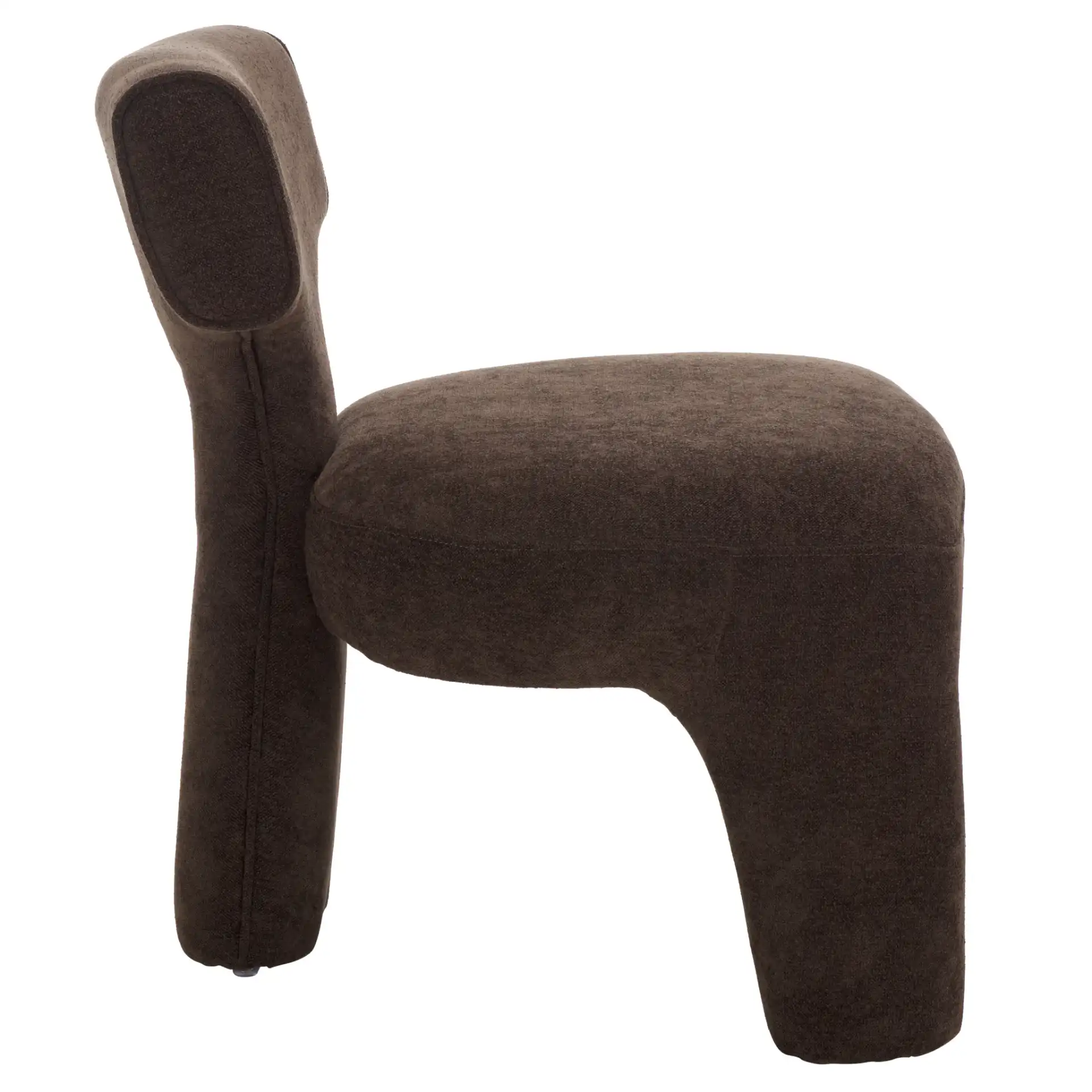 Zalens Accent Chair in Brown, detail view