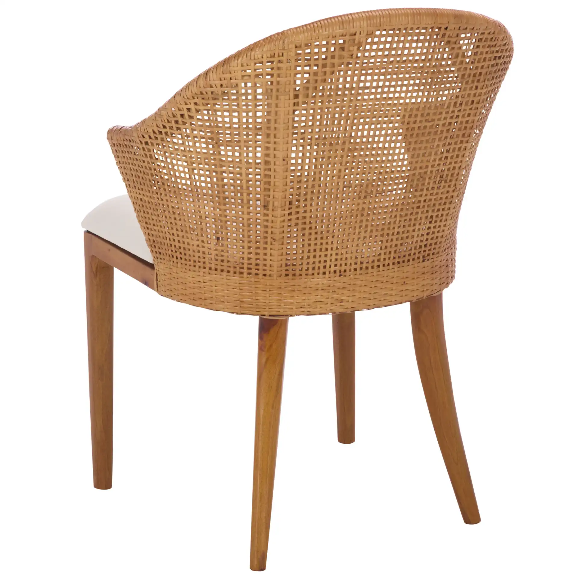 Mura Arm Chair in Honey / Ivory, detail view