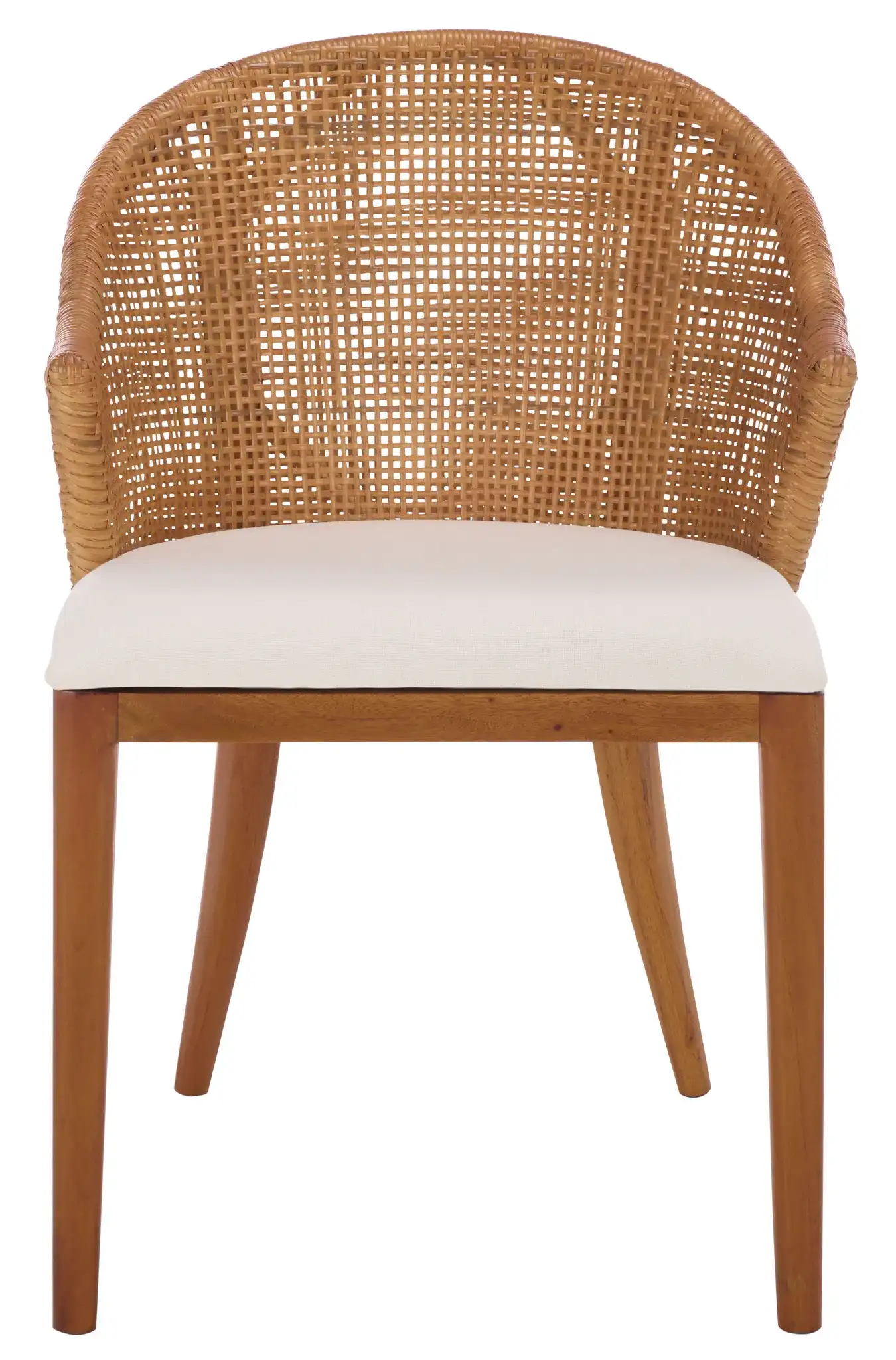 Mura Arm Chair in Honey / Ivory, detail view