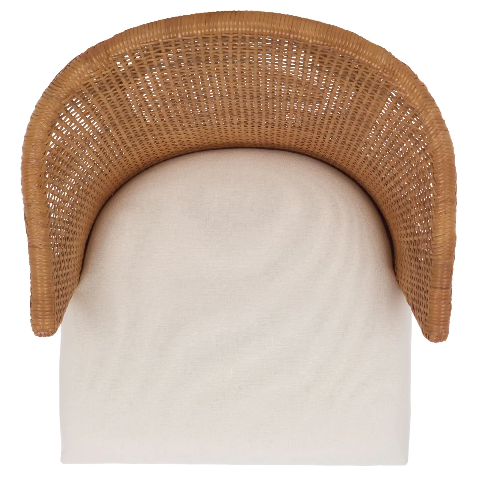 Mura Arm Chair in Honey / Ivory, detail view