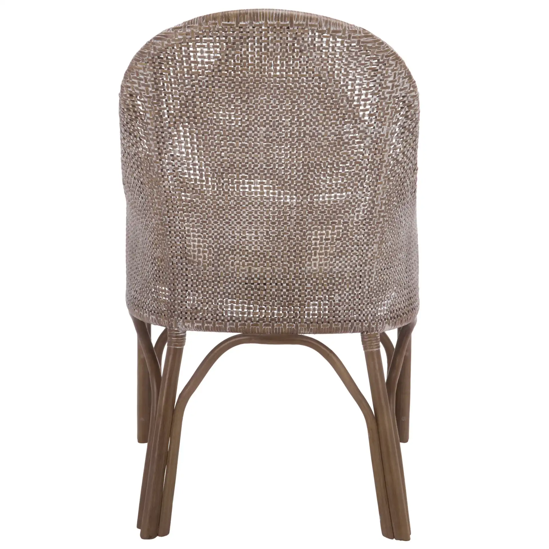 Luciano Accent Chair in Grey / White, detail view