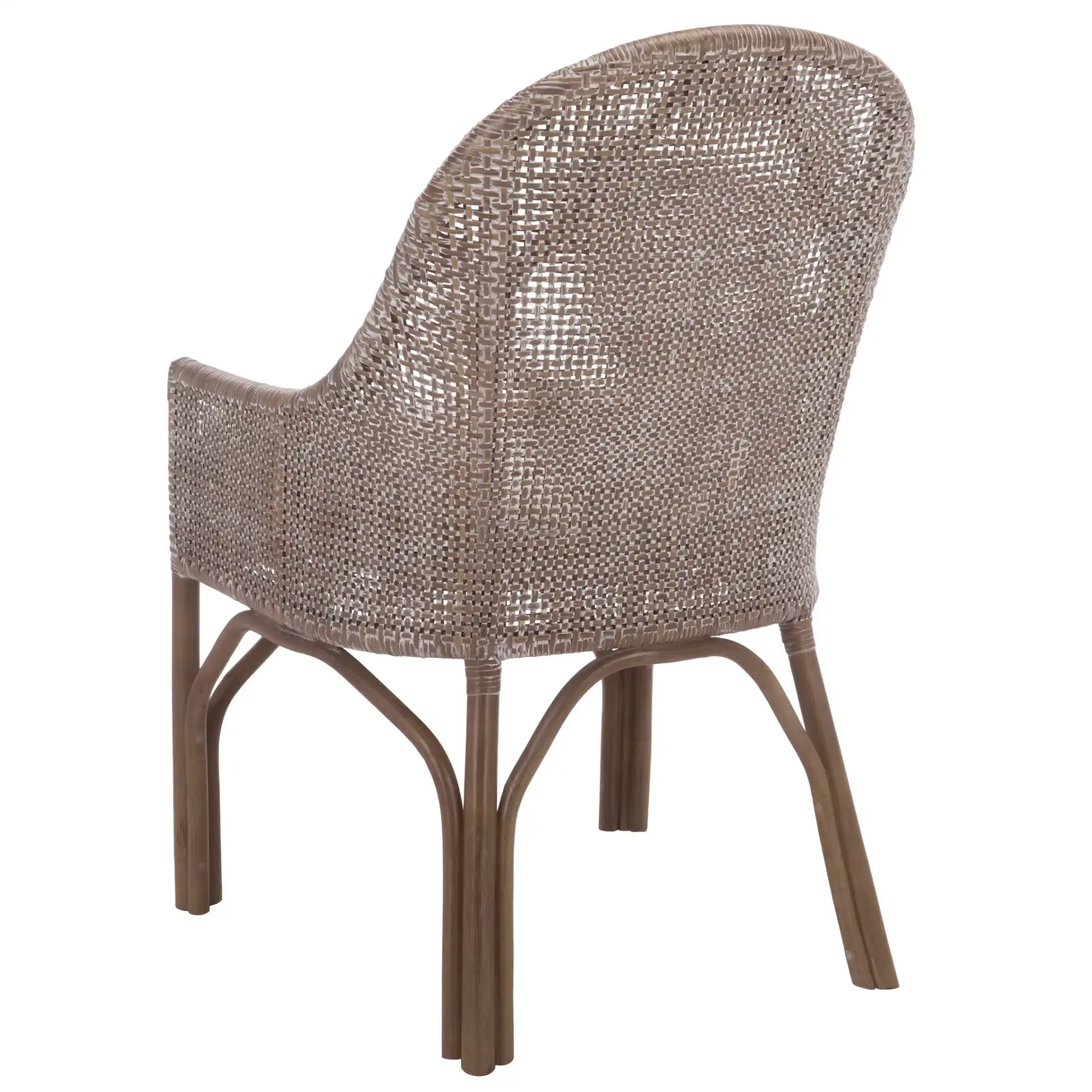 Luciano Accent Chair in Grey / White, detail view