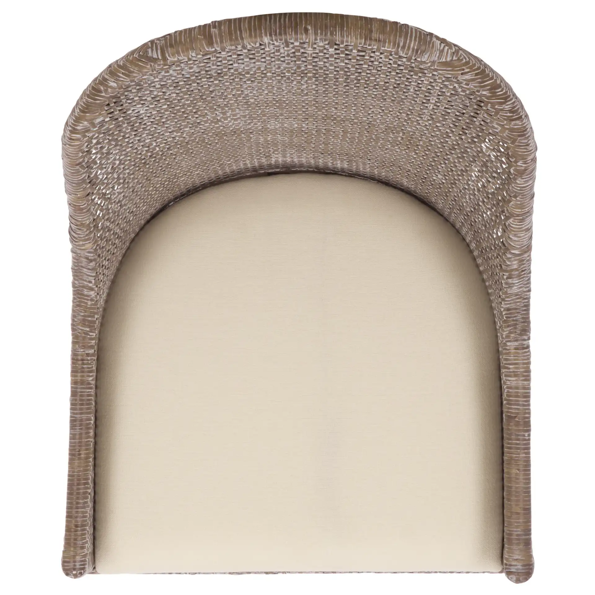 Luciano Accent Chair in Grey / White, detail view