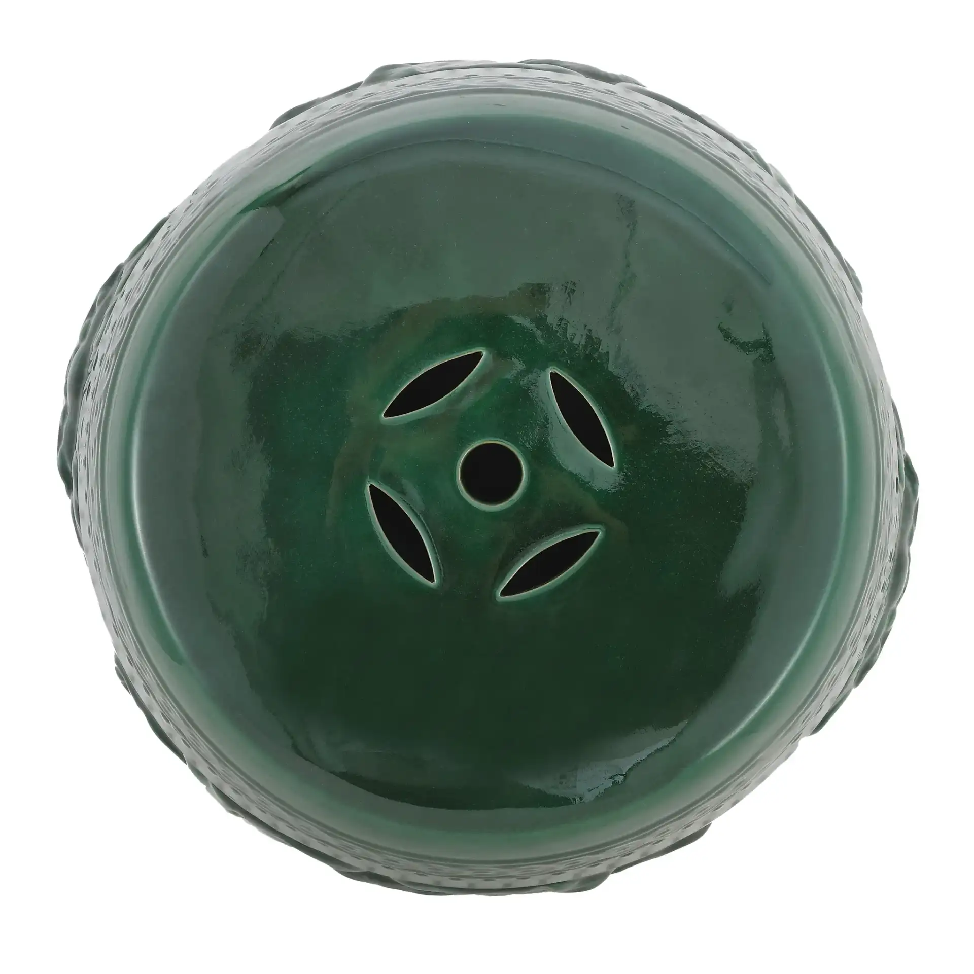 Chinese Dragon Stool in Green in a styled room