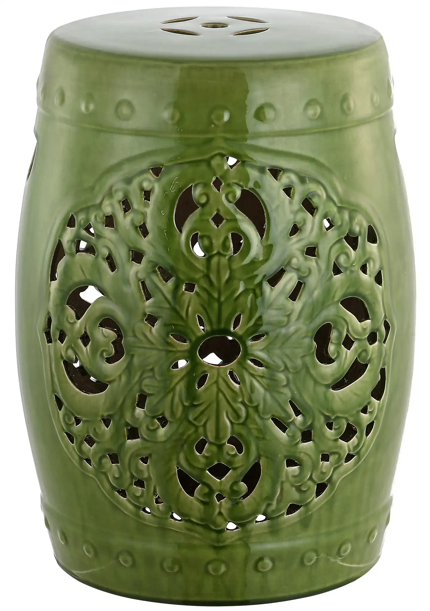 Flora Garden Stool in Spring Green