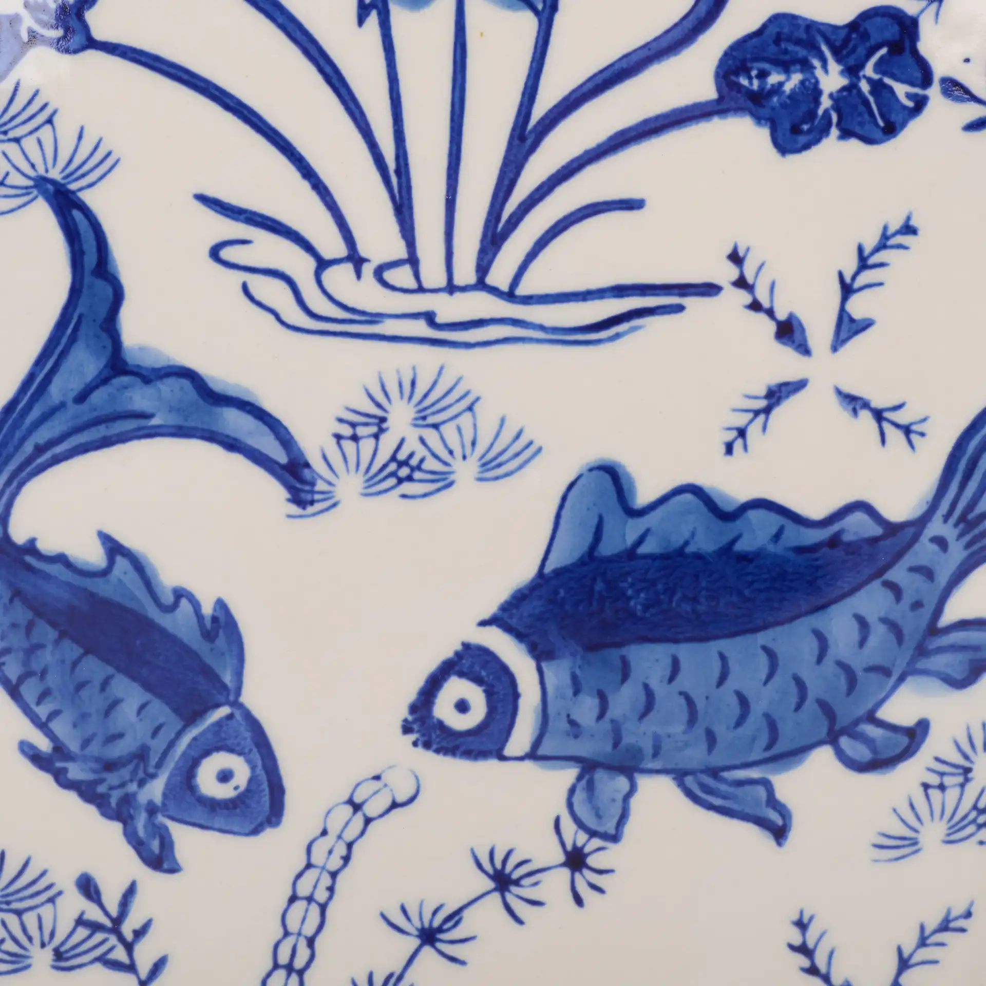 Cloud 9 Garden Stool in Blue, detail view