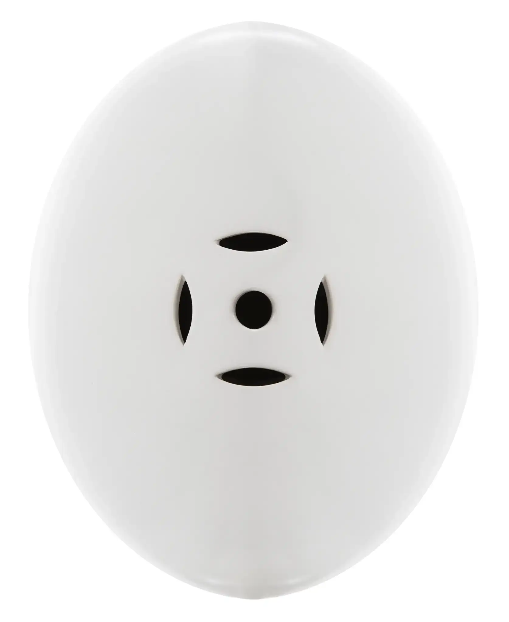 Owl Garden Stool in White, detail view