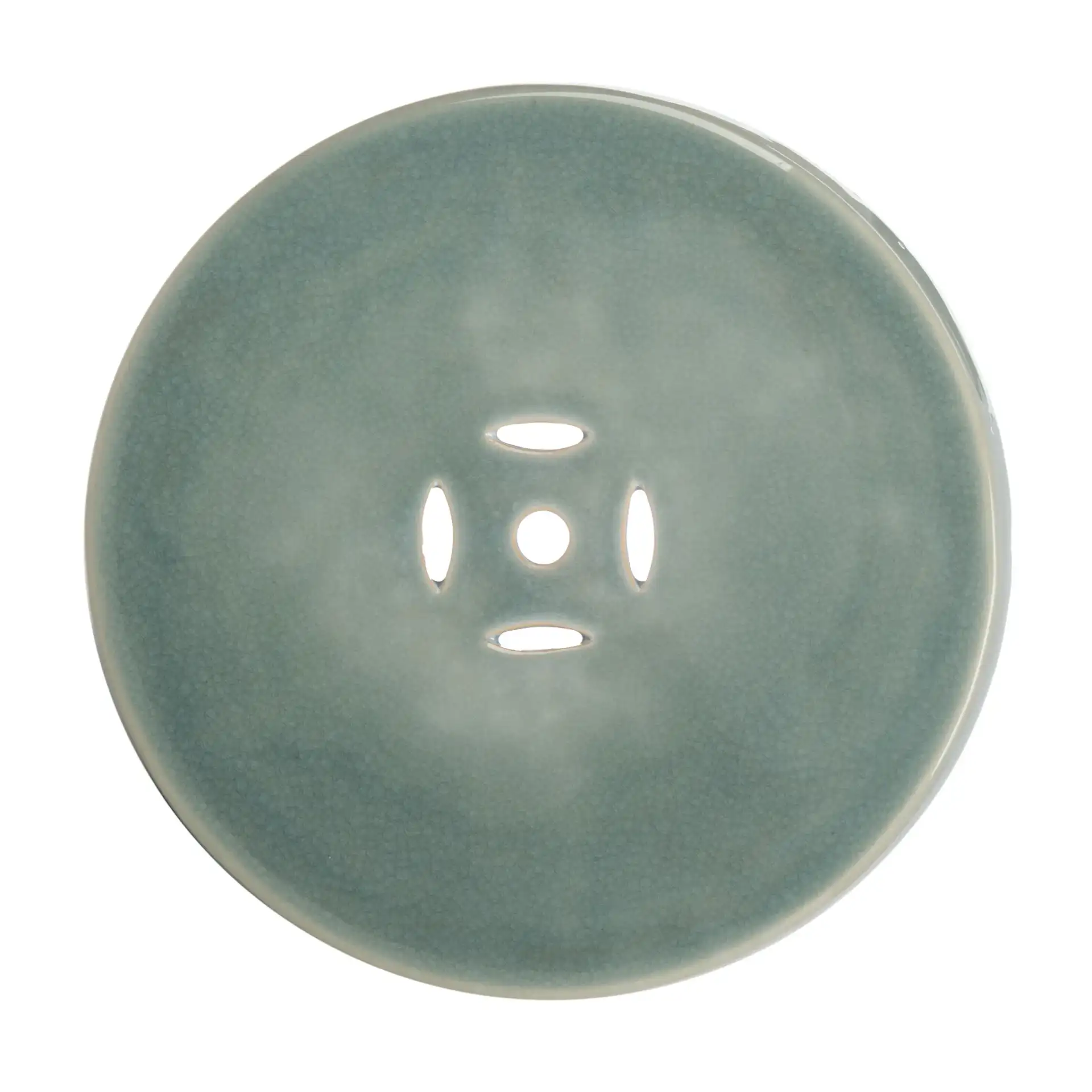 Larsa Garden Stool in Blue, detail view