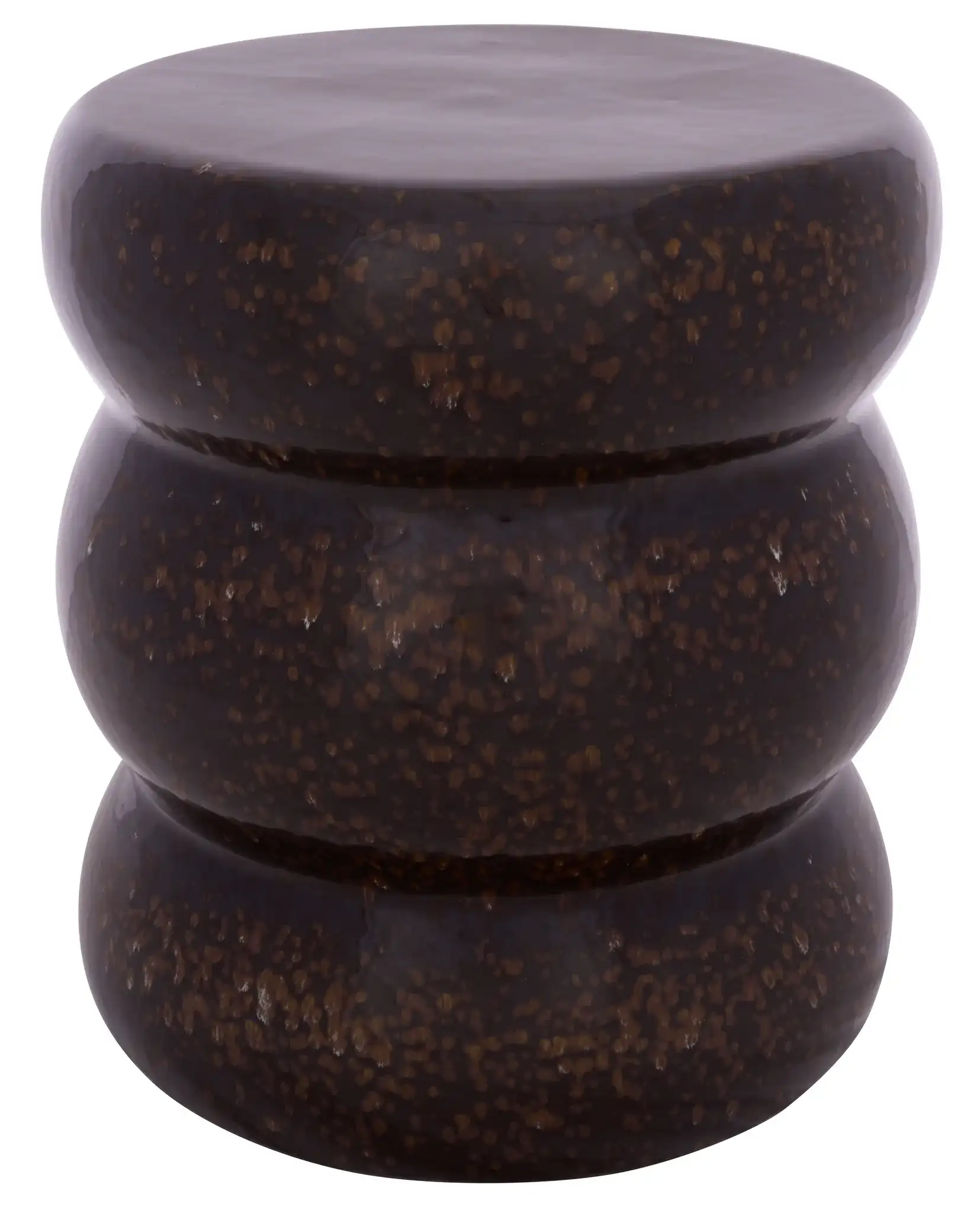 Emi Garden Stool in Brown