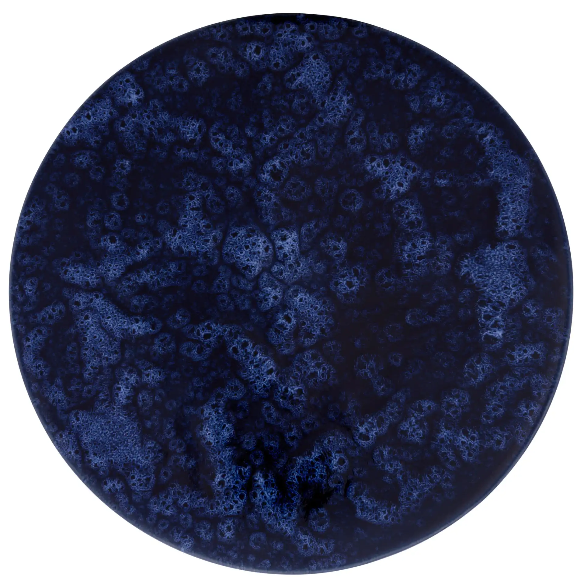 Lessa Garden Stool in Blue, detail view