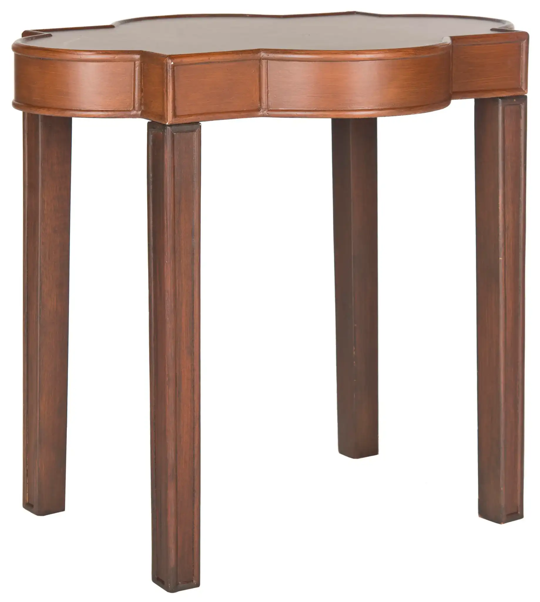 Mizell End Table in Brown, detail view