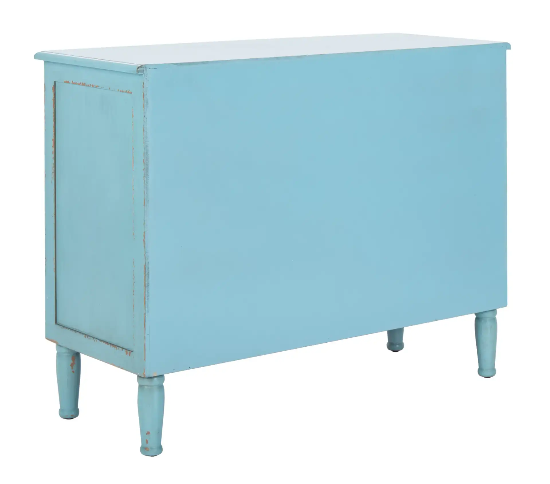 Talbot Chest in Distressed Blue, detail view