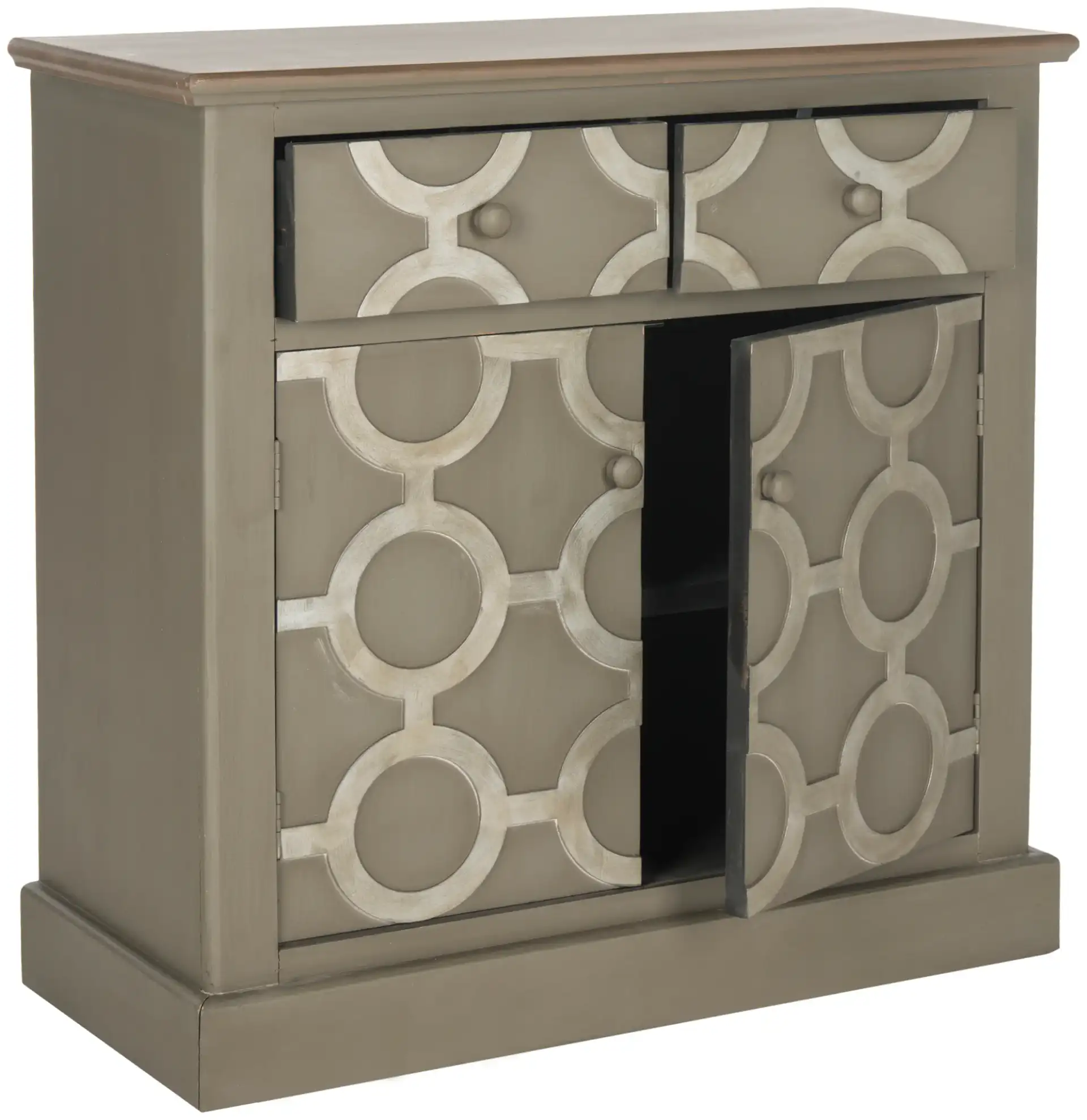 Petula Chest in Gray, detail view