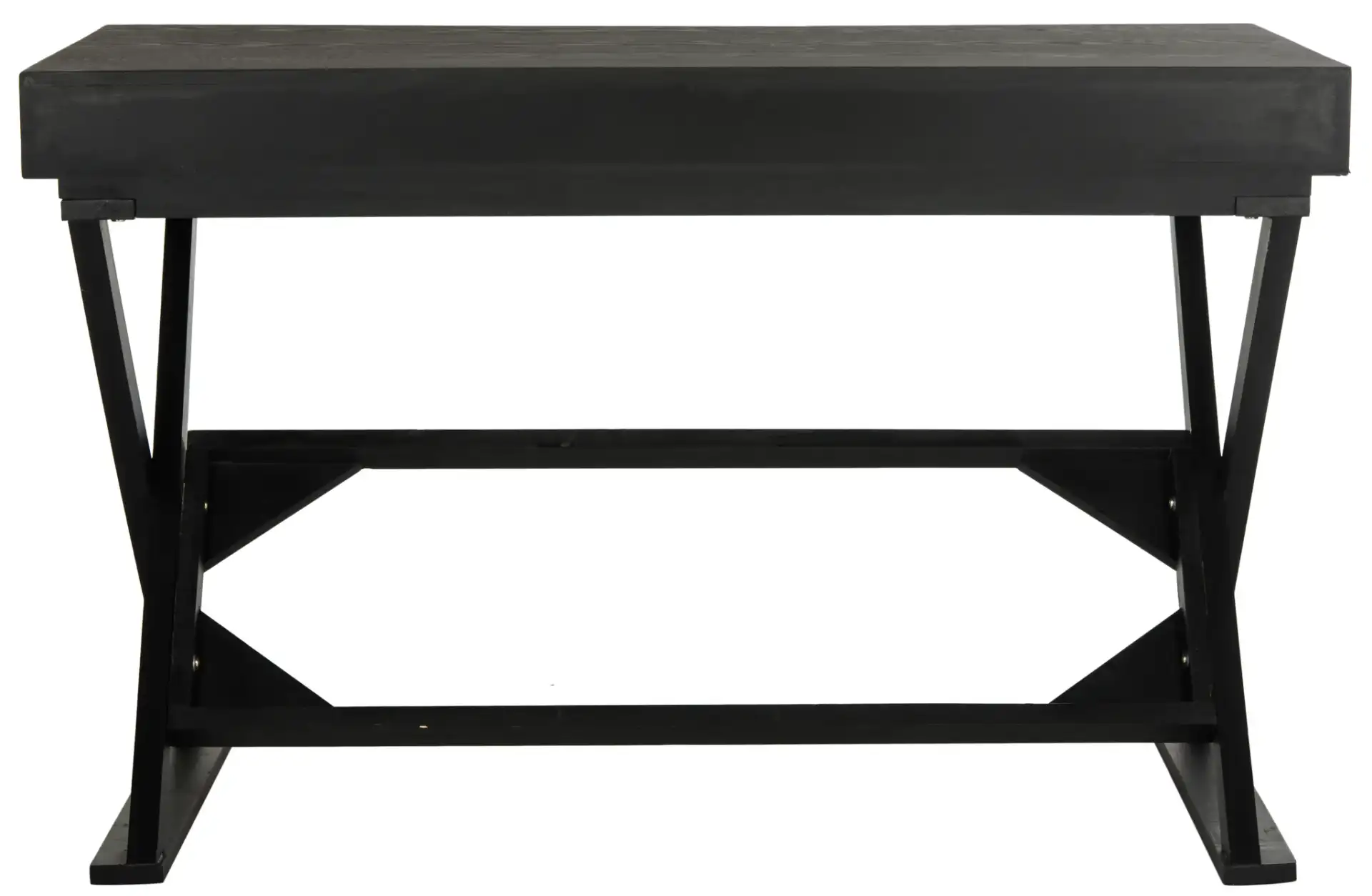 Gilbert Desk in Weathered Black, detail view