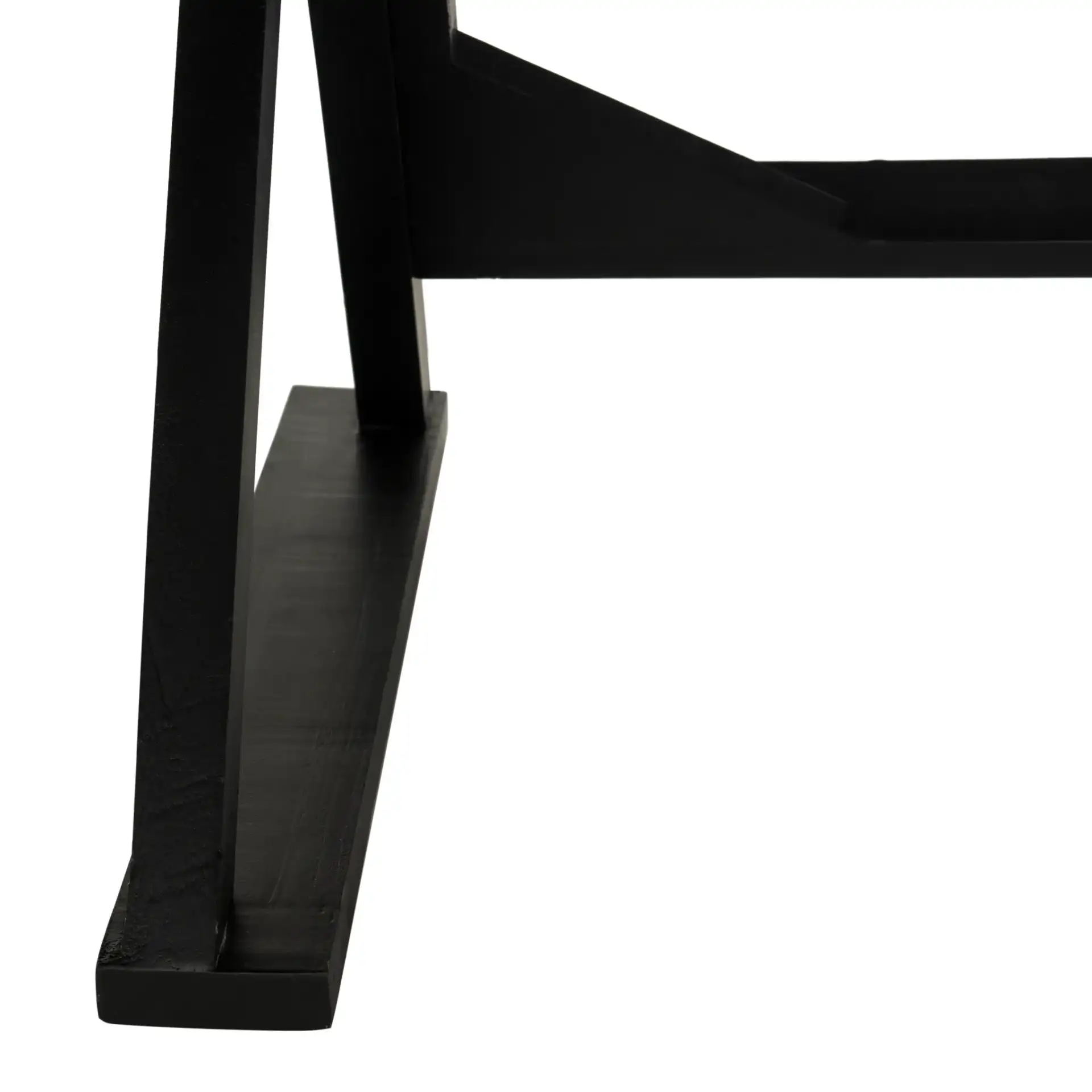 Gilbert Desk in Weathered Black, detail view
