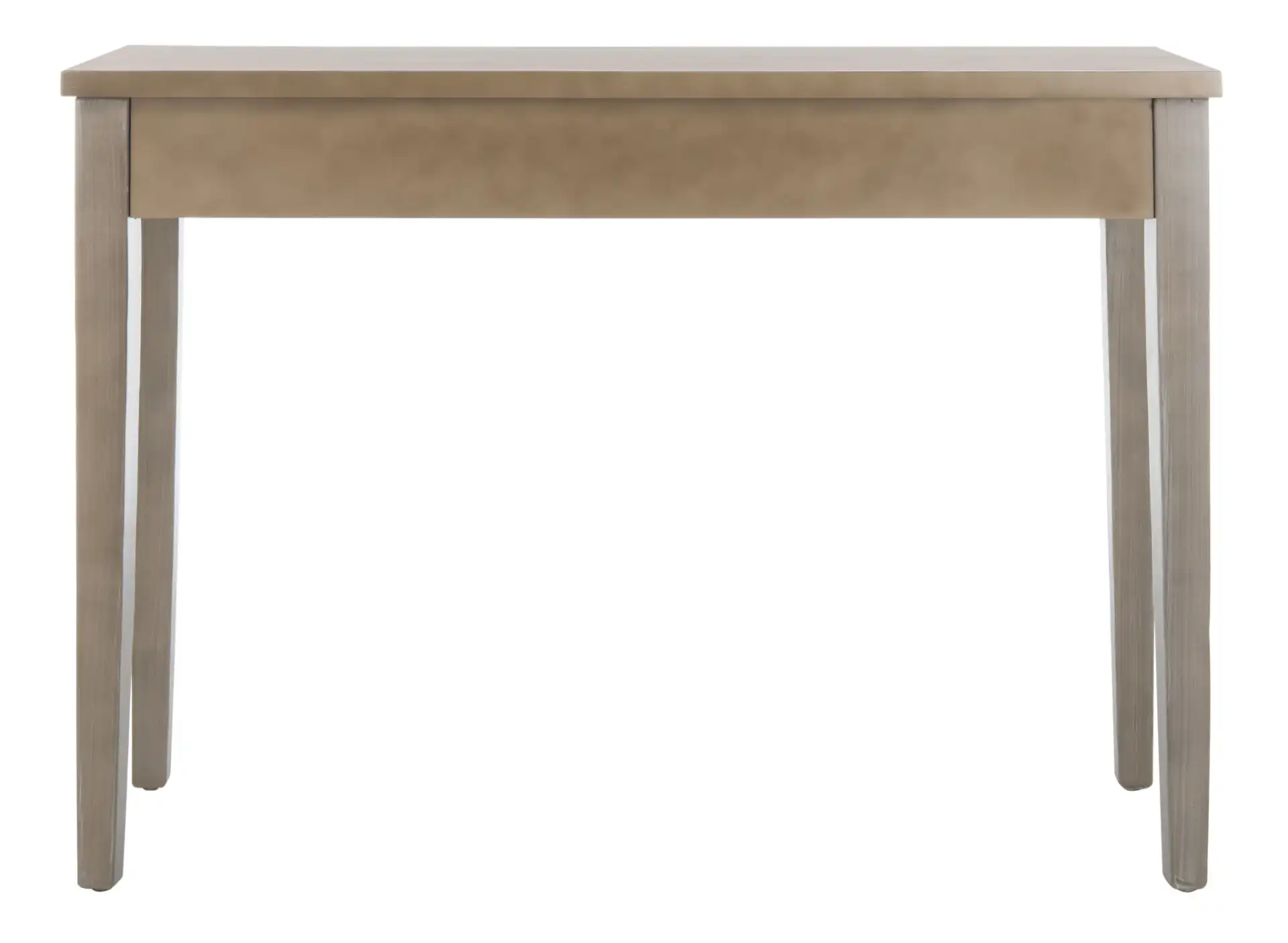Beale Console in Taupe / Oak, detail view