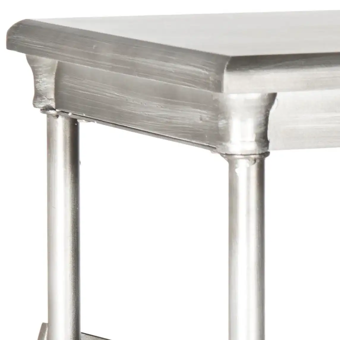 Jamison Medium Bookcase in Dark Silver, detail view
