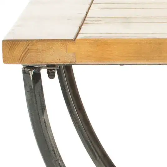 Alvin End Table in Natural, detail view