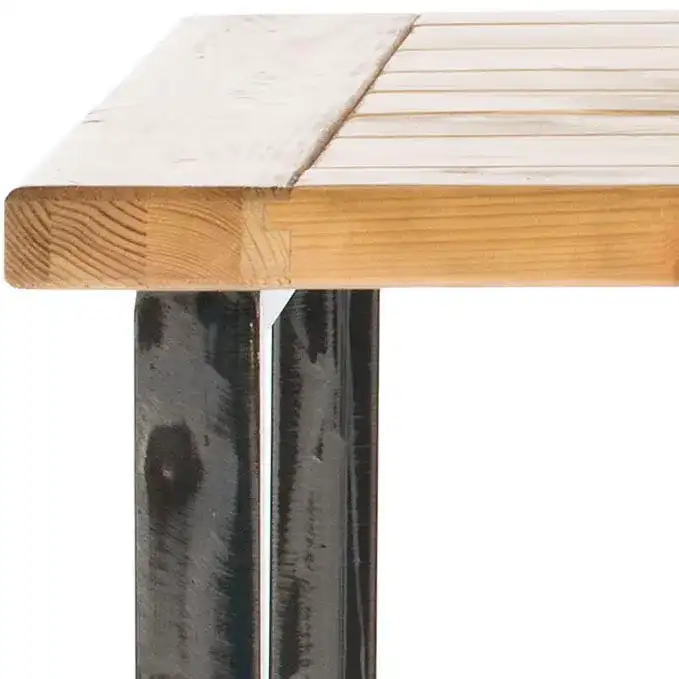Chase End Table in Natural, detail view