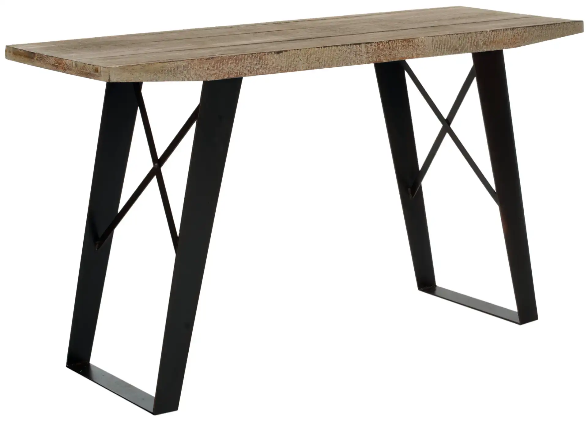 Waldo Console in Natural / Black, detail view