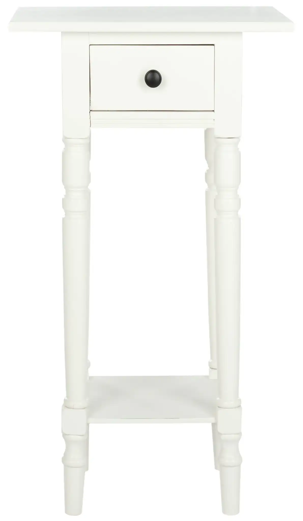 Sabrina End Table in Distressed Cream