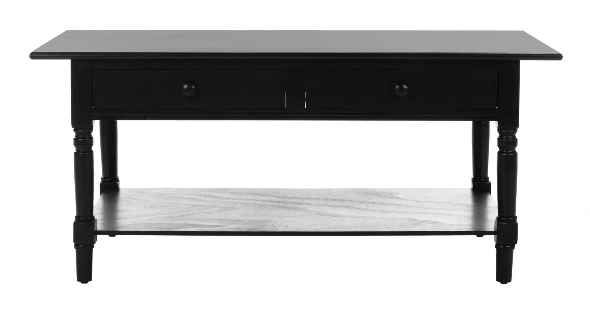 Boris Coffee Table in Distressed Black