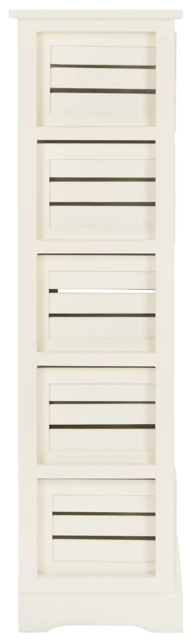 Sarina Cabinet in Distressed Cream, detail view