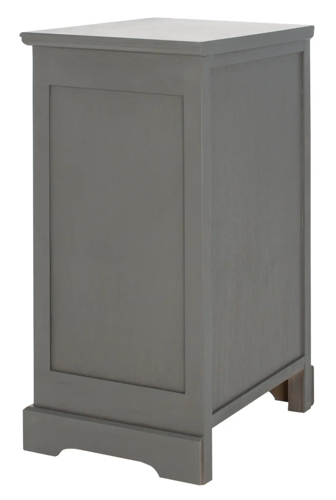 Griffin Side Table in Gray, detail view