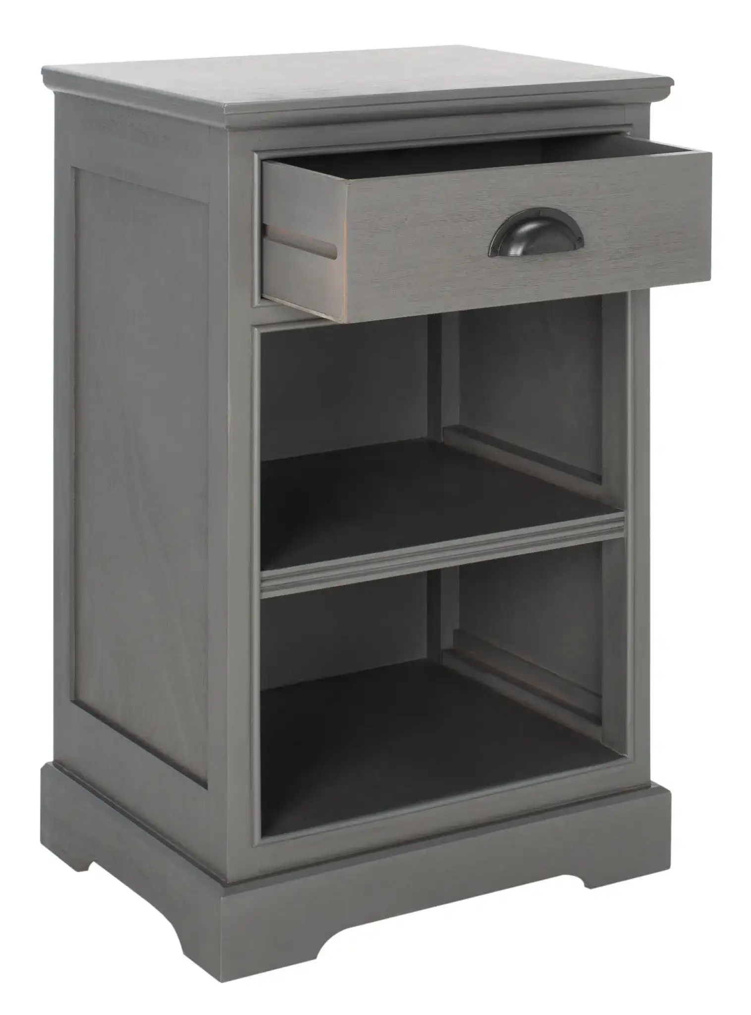 Griffin Side Table in Gray, detail view