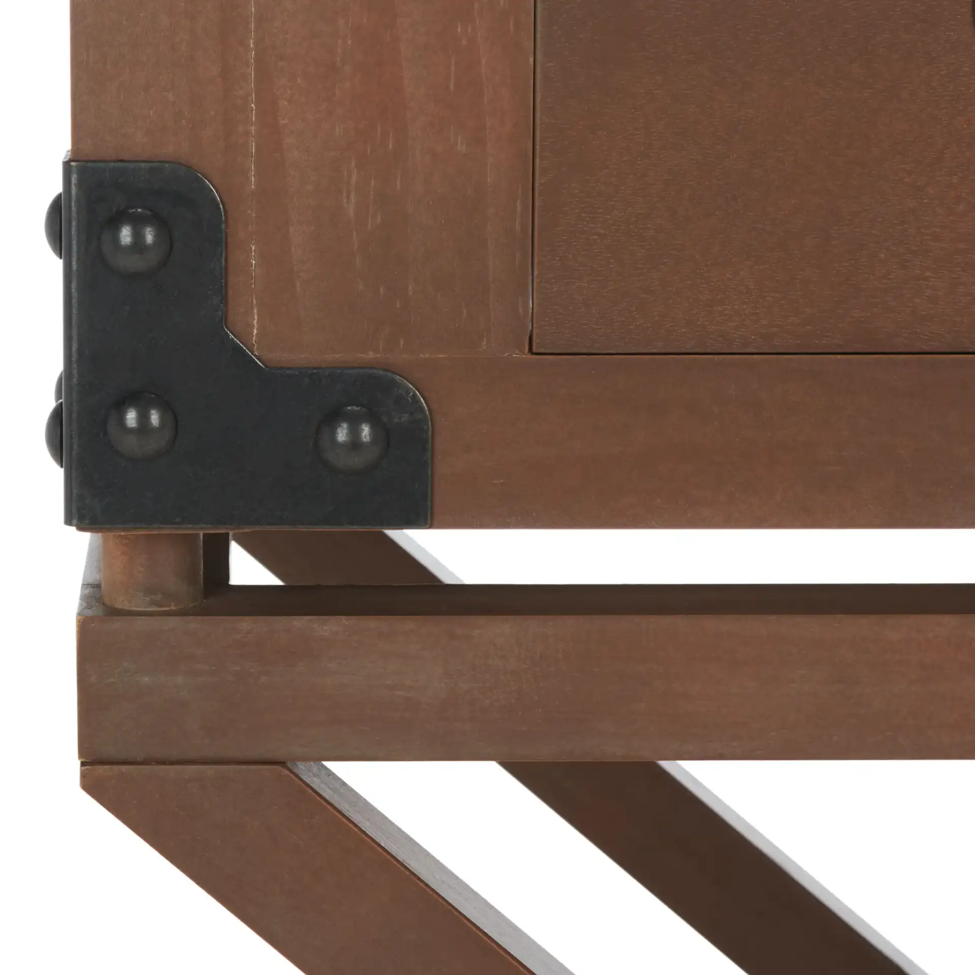 Dunstan Accent Table in Brown in a styled room