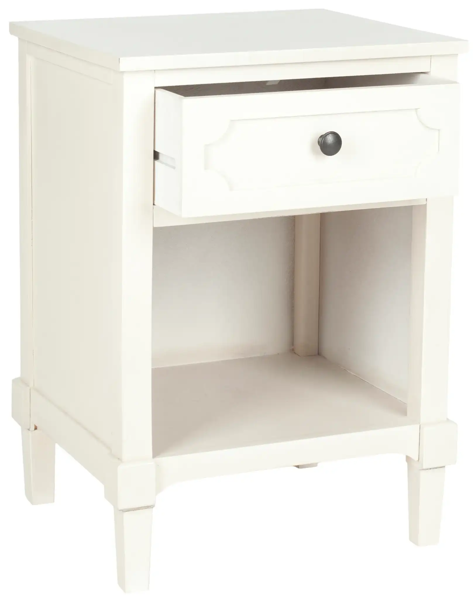 Rosaleen Side Table in Gray, detail view