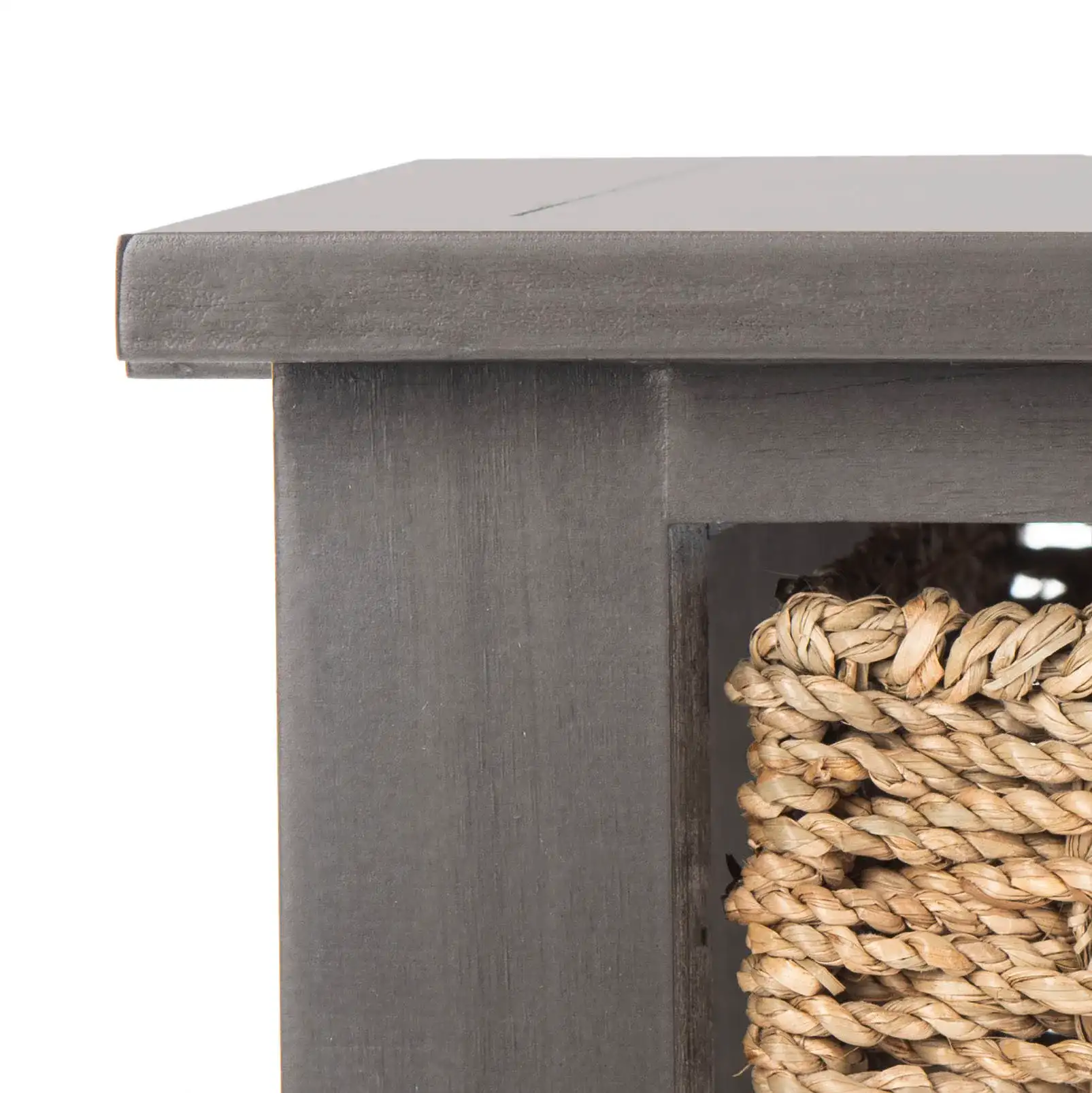 Winifred Console in Gray in a styled room