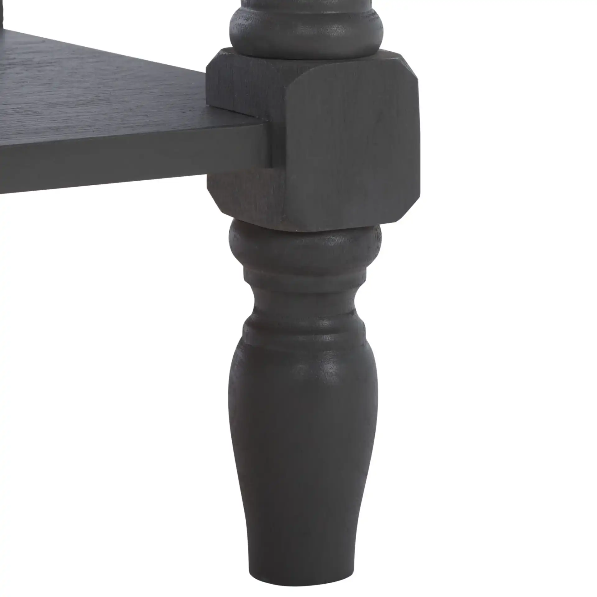 Salem Console in Gray, detail view