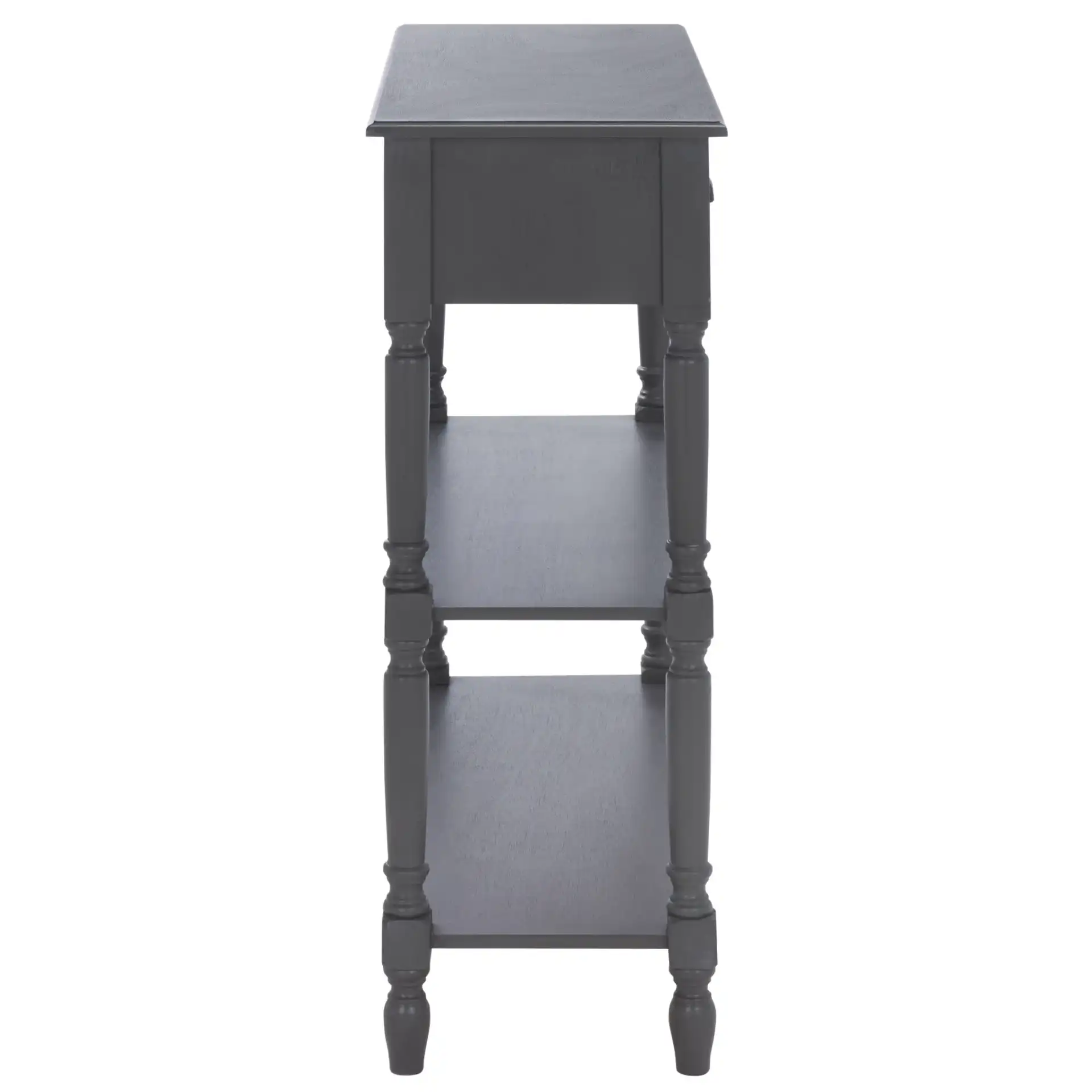 Salem Console in Gray, detail view