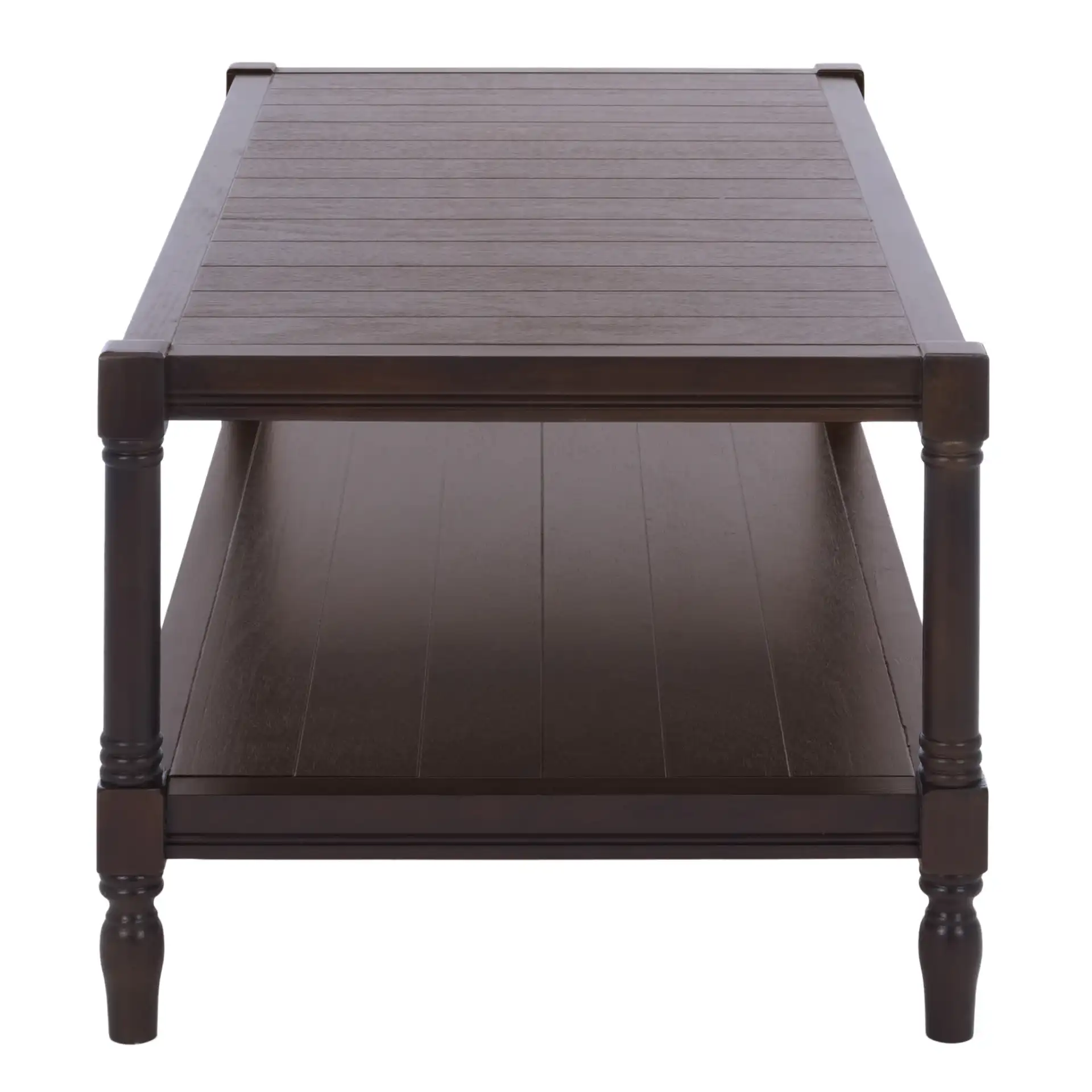 Bela Coffee Table in Dark Chocolate, detail view