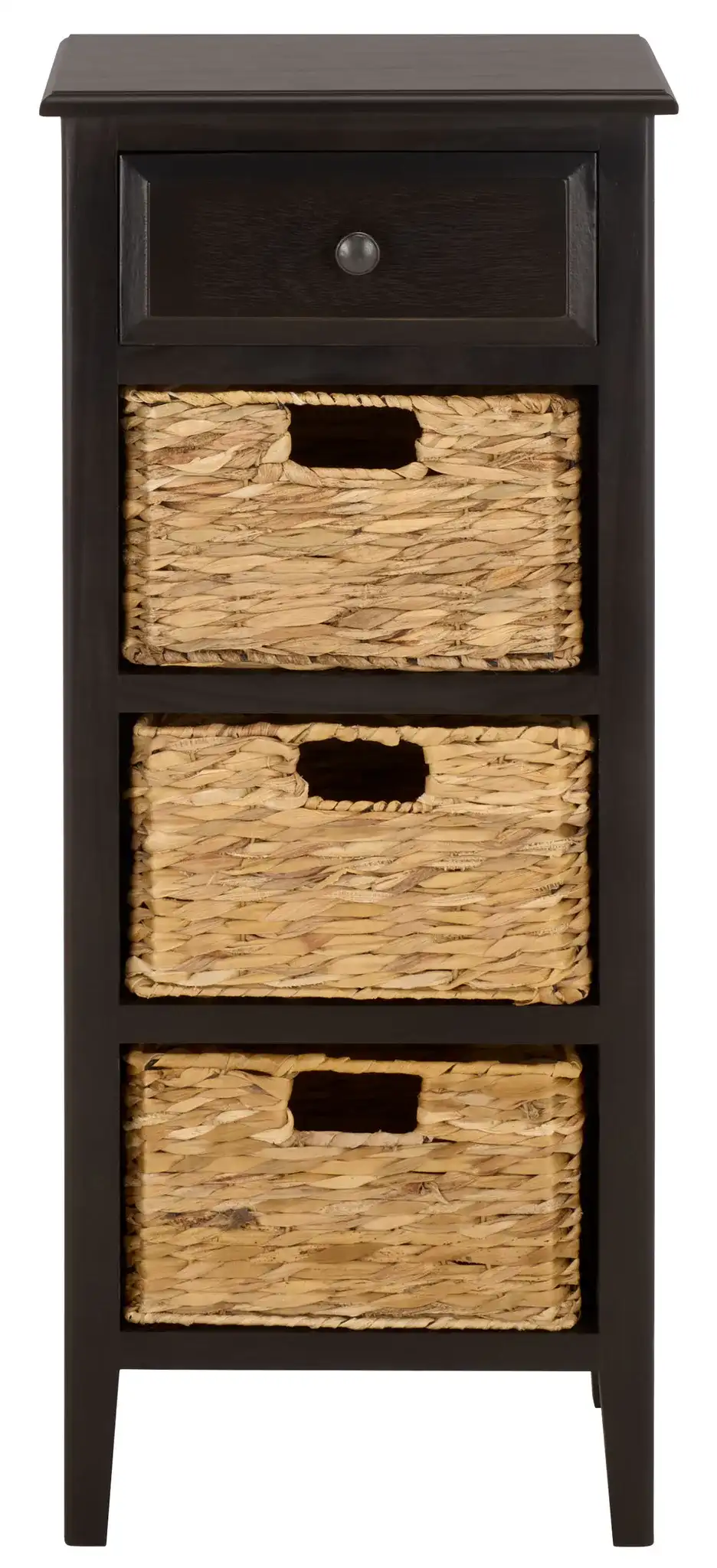 Michaela Storage Unit in Black