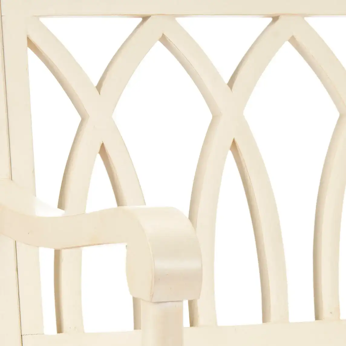 Benjamin Bench in Barley in a styled room