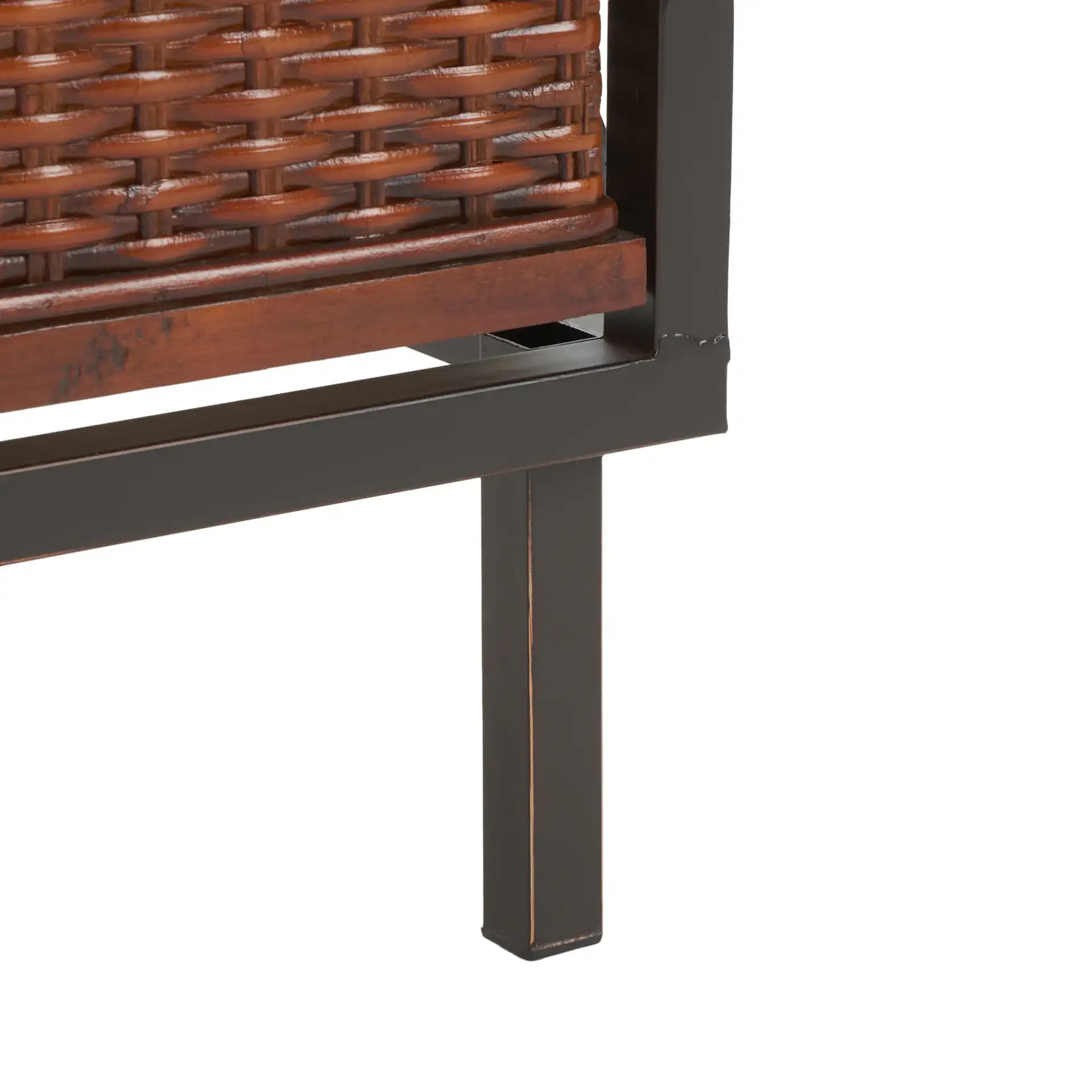 Andrew Storage Unit in Dark Teak, detail view