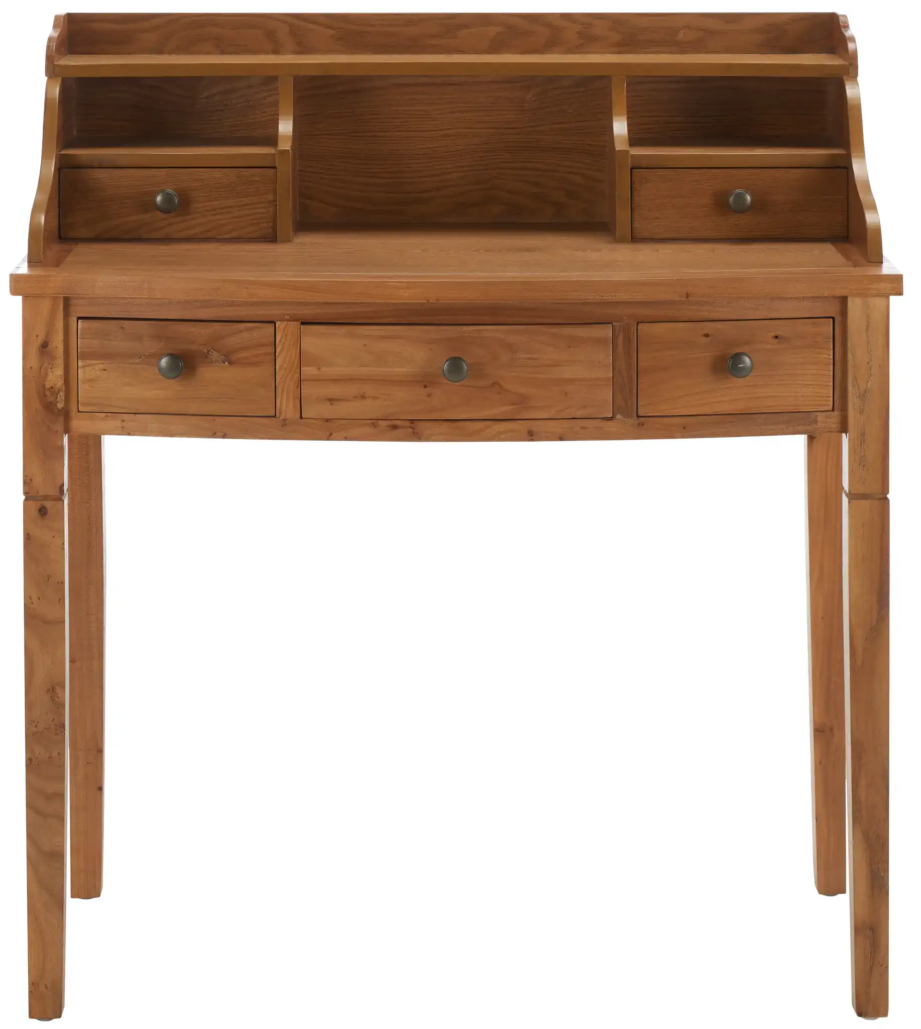 Landon Writing Desk in Oak, detail view