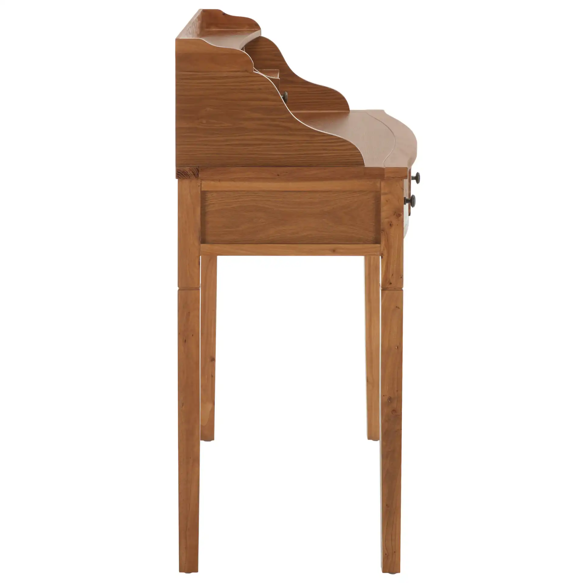 Landon Writing Desk in Oak, detail view