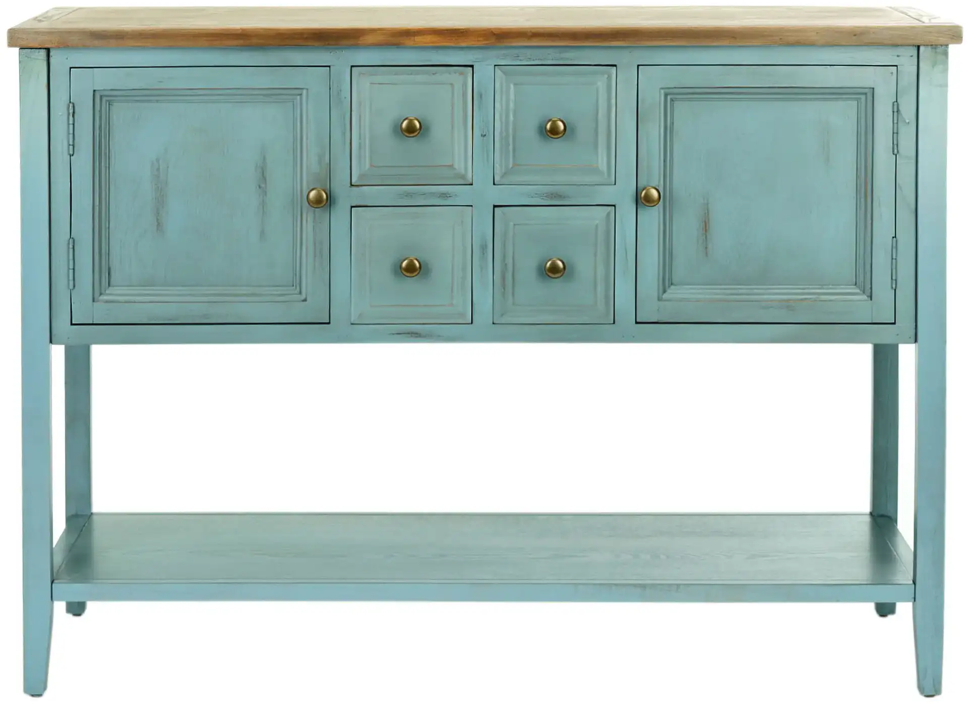Blue / Oak