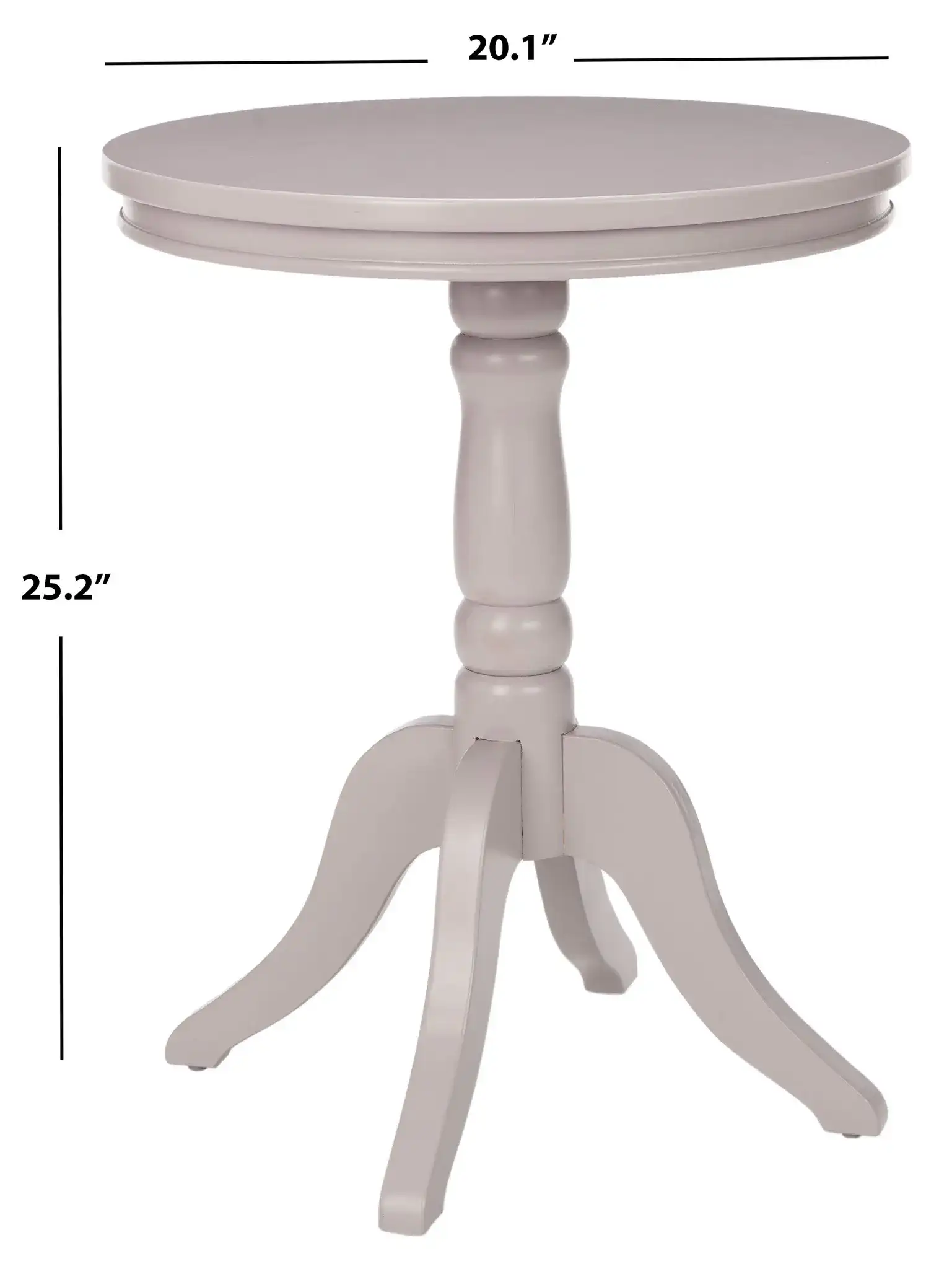 Vivienne Side Table in Black, detail view