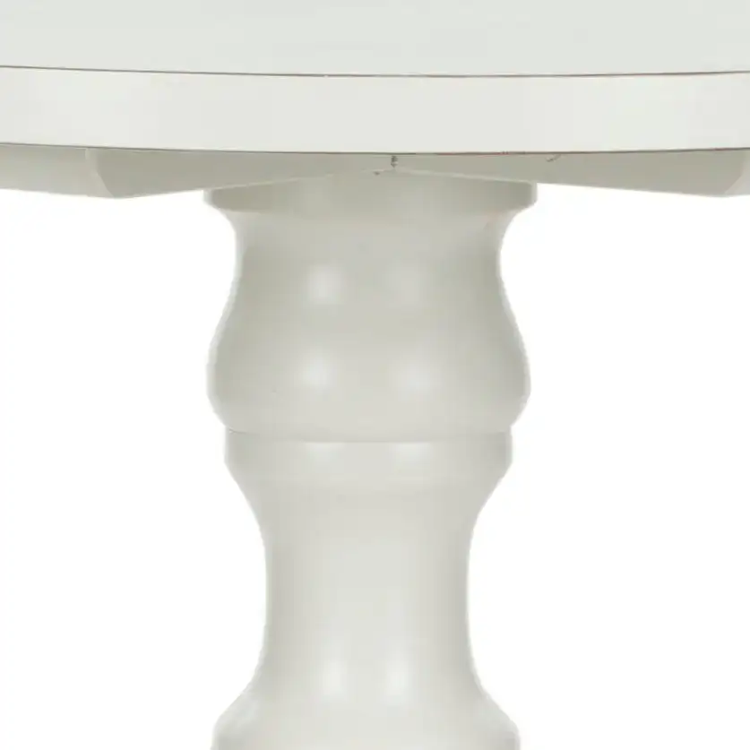 Greta Accent Table in Gold, detail view